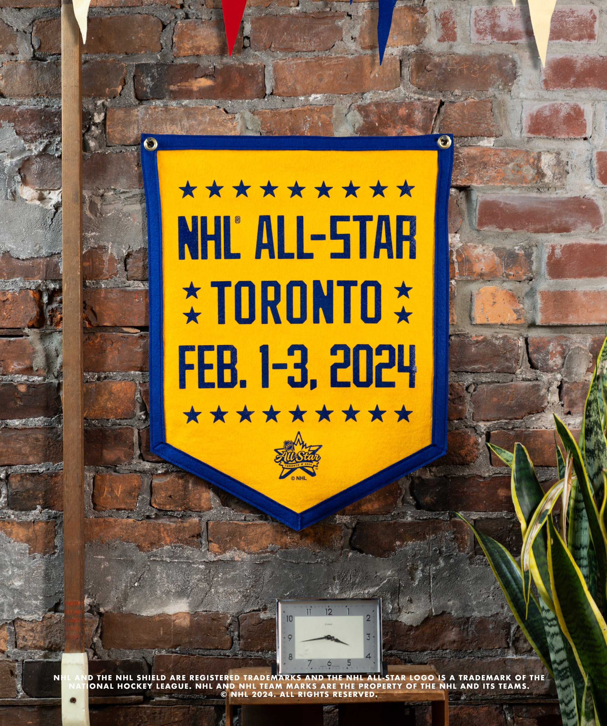 2024 NHL® All Star Camp Flag - Officially Licensed NHL x Oxford Pennant - Perfect for Hockey Fans, Game Room Decor, and Sports Memorabilia Collection