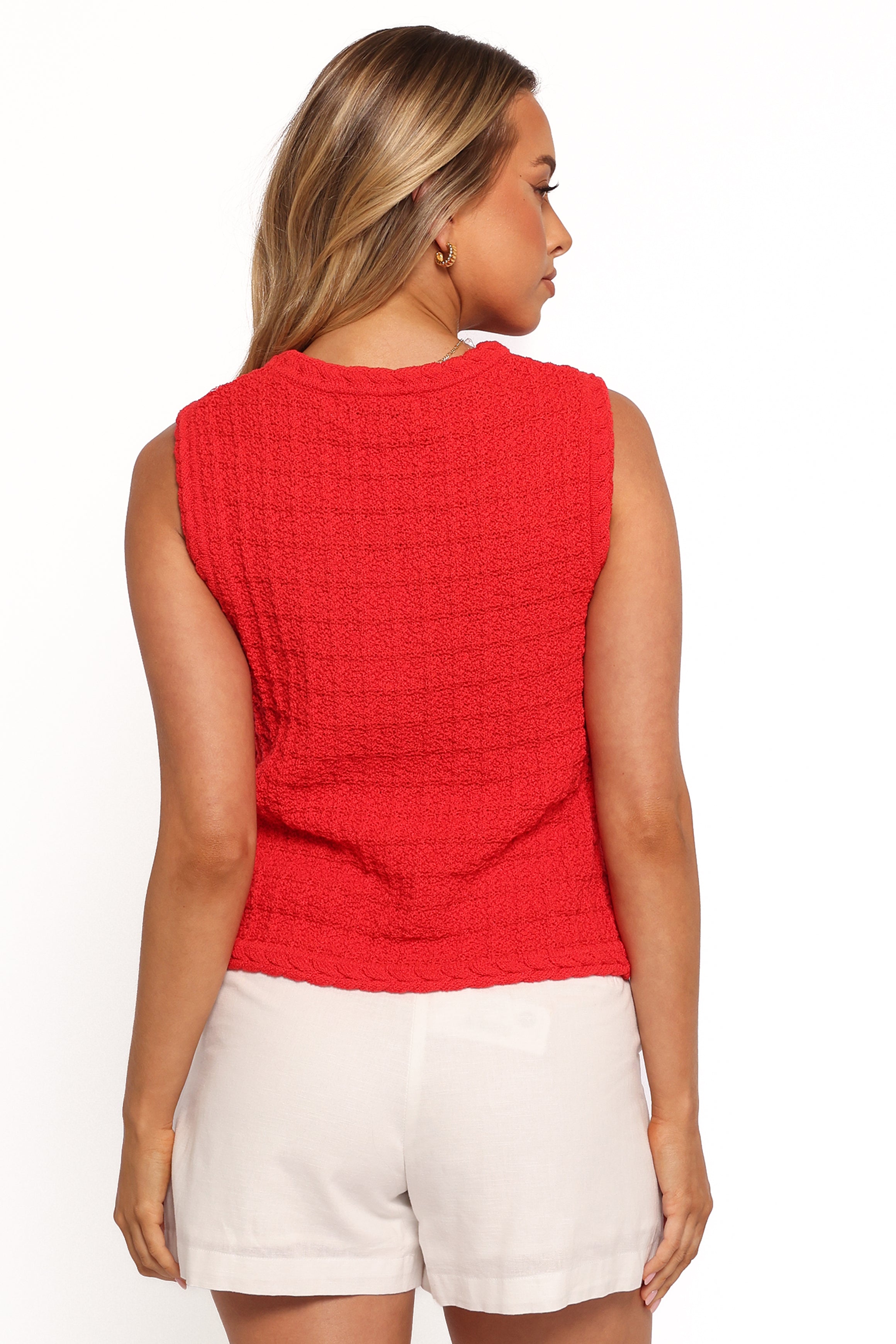Davis Knit Vest for Men - Soft & Comfortable Red Pullover Sweater Vest - Perfect for Casual Wear, Layering & Outdoor Activities