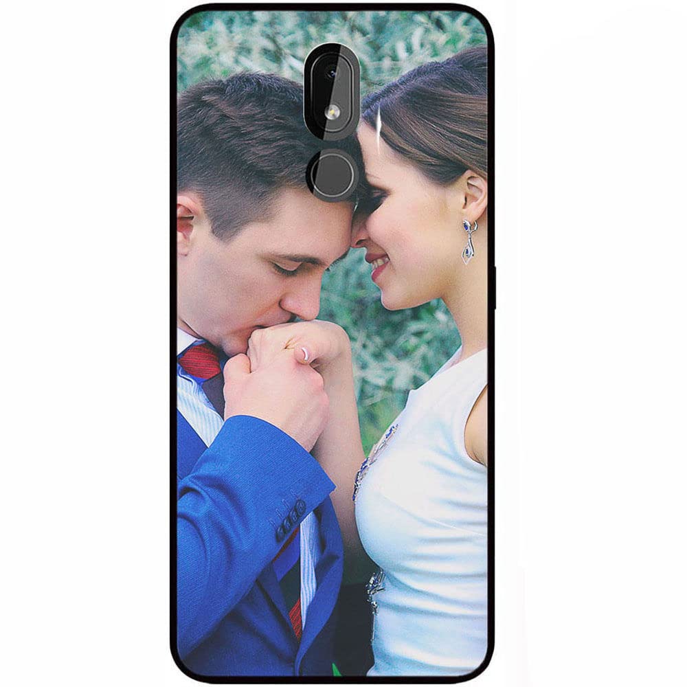 Custom Made Nokia 3.2 Phone Case with 2pcs Screen Protector - Soft TPU Shell, Personalized Picture & Birthday Design - Perfect for Daily Protection and Gift Giving