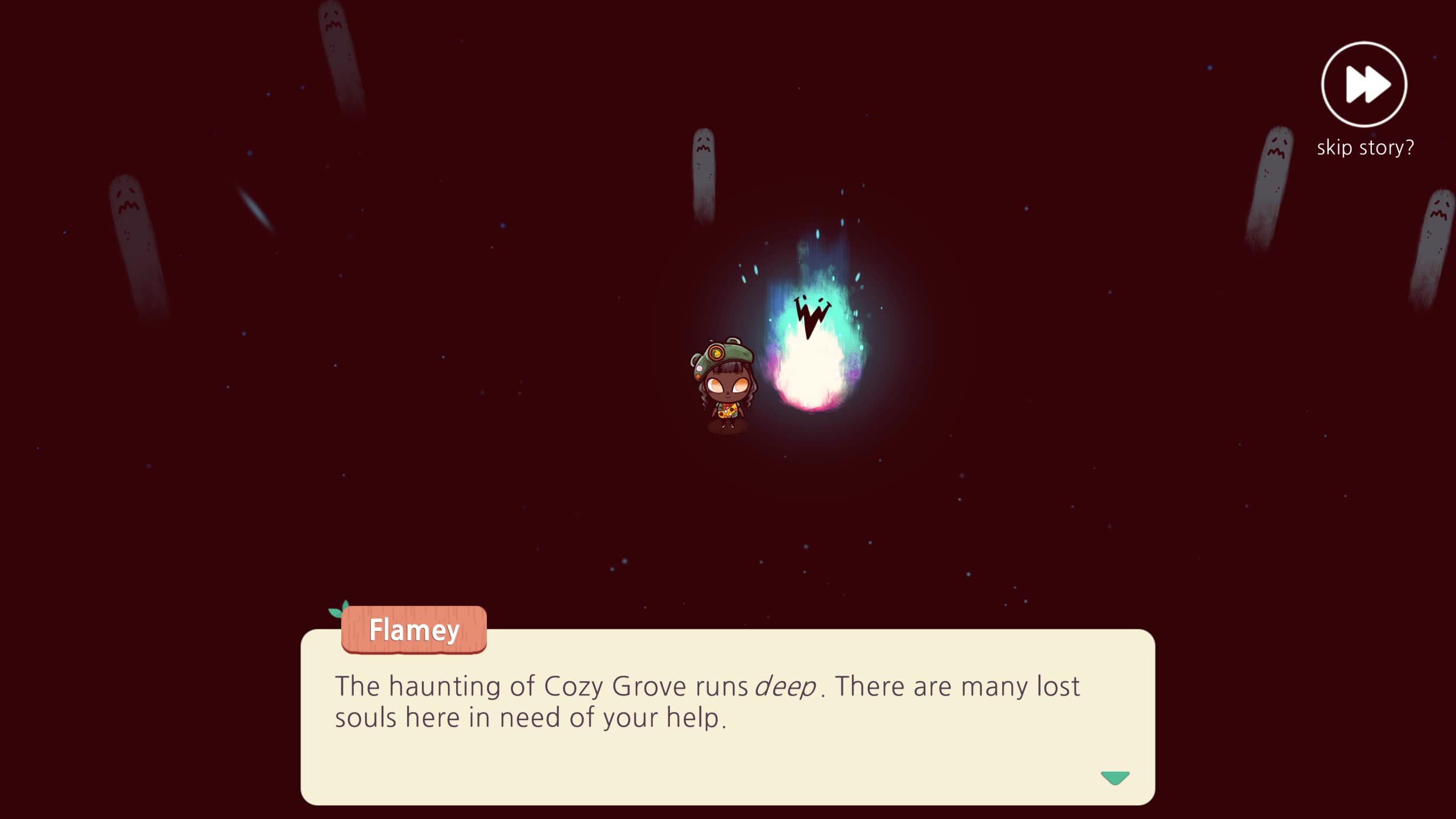 Cozy Grove for PS5 - Relaxing Life Simulation Game - Explore a Ghostly Island & Help Spirits - Perfect for Stress Relief & Casual Gaming