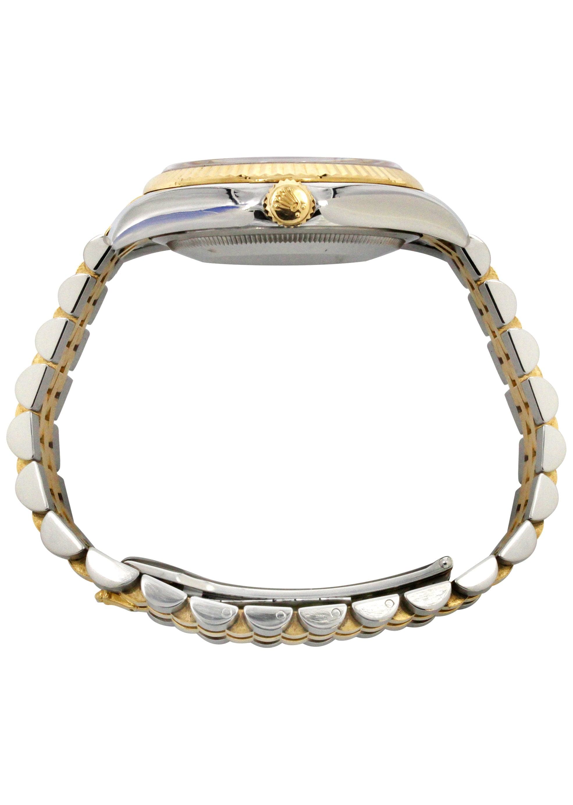 Rolex Datejust 36mm Men's Watch - 18K Gold, Diamond Bezel, White Mother of Pearl Dial, Jubilee Bracelet with Hidden Clasp | Luxury Timepiece for Business, Gifts & Special Occasions