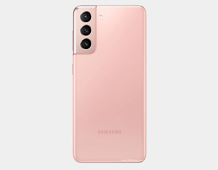 Samsung Galaxy S21 5G Unlocked Smartphone - 128GB Storage, 8GB RAM, Dual SIM, GSM Compatible (Pink) - Perfect for Travel, Business & Streaming