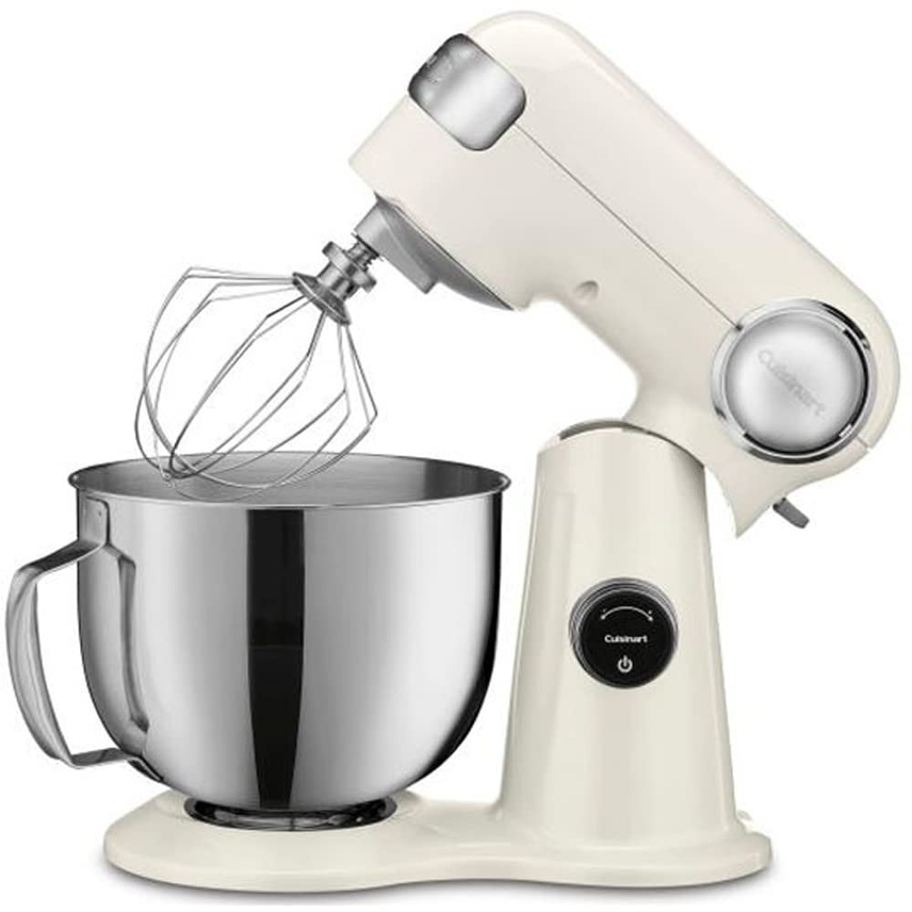 Cuisinart SMD-50CRM Precision Pro 5.5-Quart Digital Stand Mixer with Coconut Cream Bundle - 1 Year CPS Enhanced Protection Plan - Perfect for Baking, Mixing Dough & Whipping Cream at Home