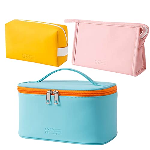 Blue, Pink, Yellow