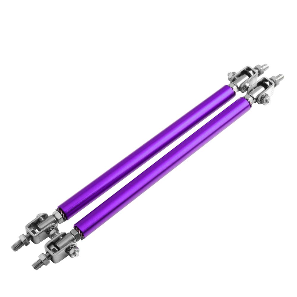 Adjustable Front Bumper Lip Splitter - 200mm Purple for Car Styling