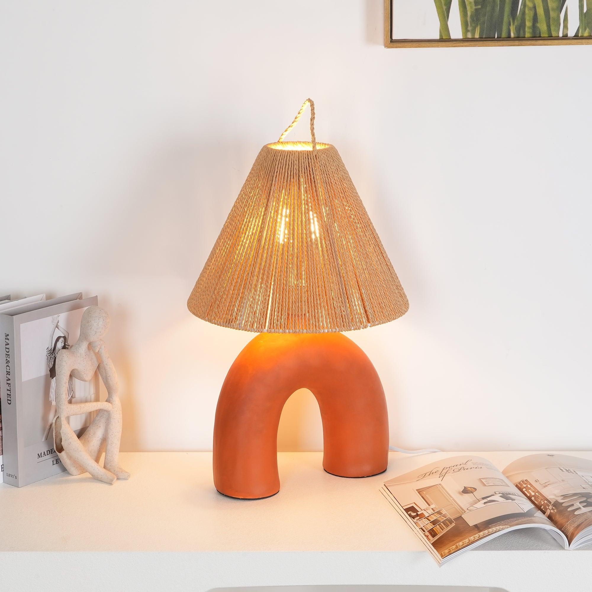 Modern Arched Table Lamp - Adjustable LED Desk Light for Home Office, Bedroom & Living Room - Stylish Lighting for Reading, Working & Decor