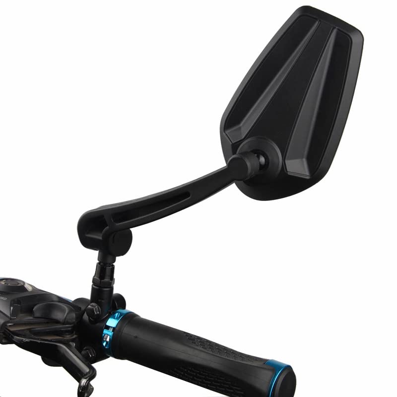 360° Rotatable Motorcycle Mirror Set - Adjustable Handlebar Rear View Mirrors for Enhanced Safety | Perfect for Cruisers, Sport Bikes & Road Trips