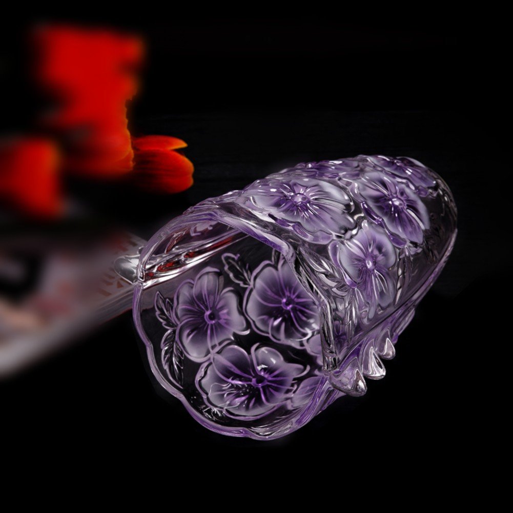 Elegant Transparent Crystal Glass Vase for Wedding Decor, Flowers, Plants - Perfect for Living Room, Dining Table & Home Centerpiece Decorations