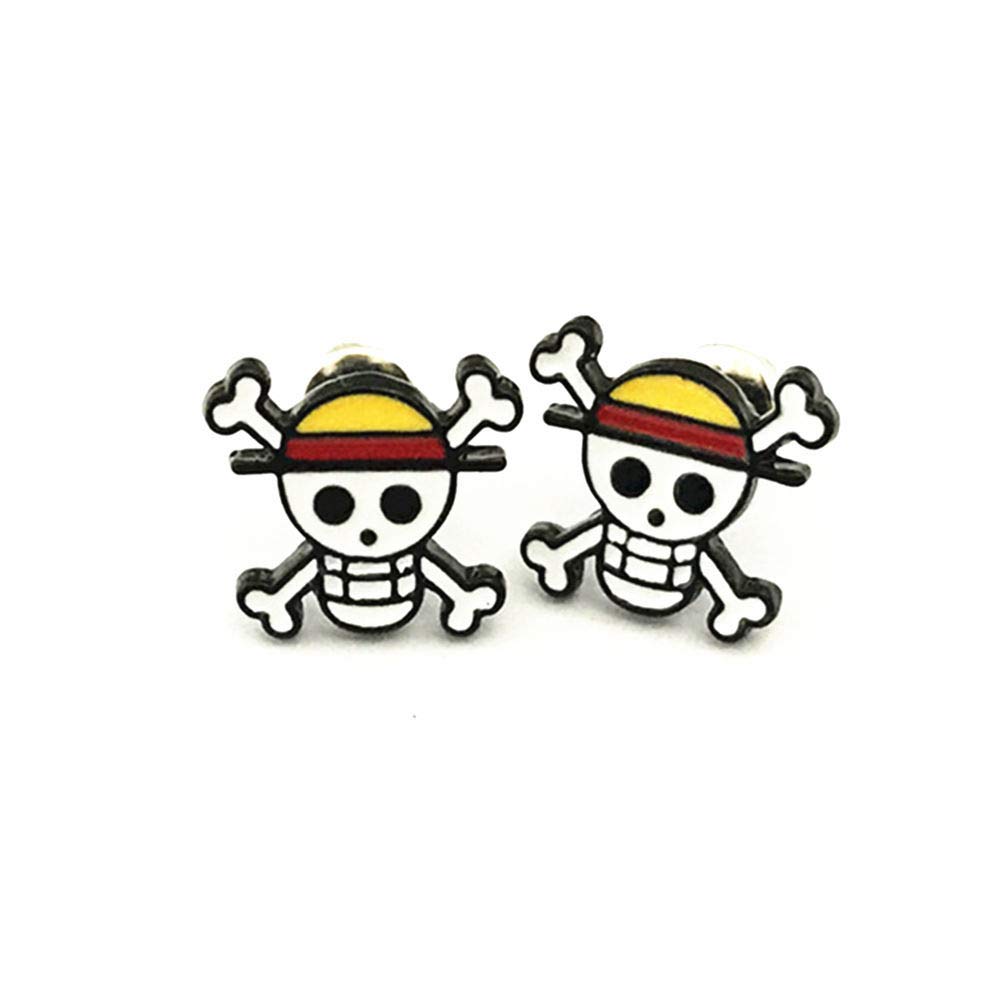 Anime Cartoon Cosplay Jewelry - Horror Stud Earrings for Fans | Perfect for Halloween, Conventions & Themed Parties