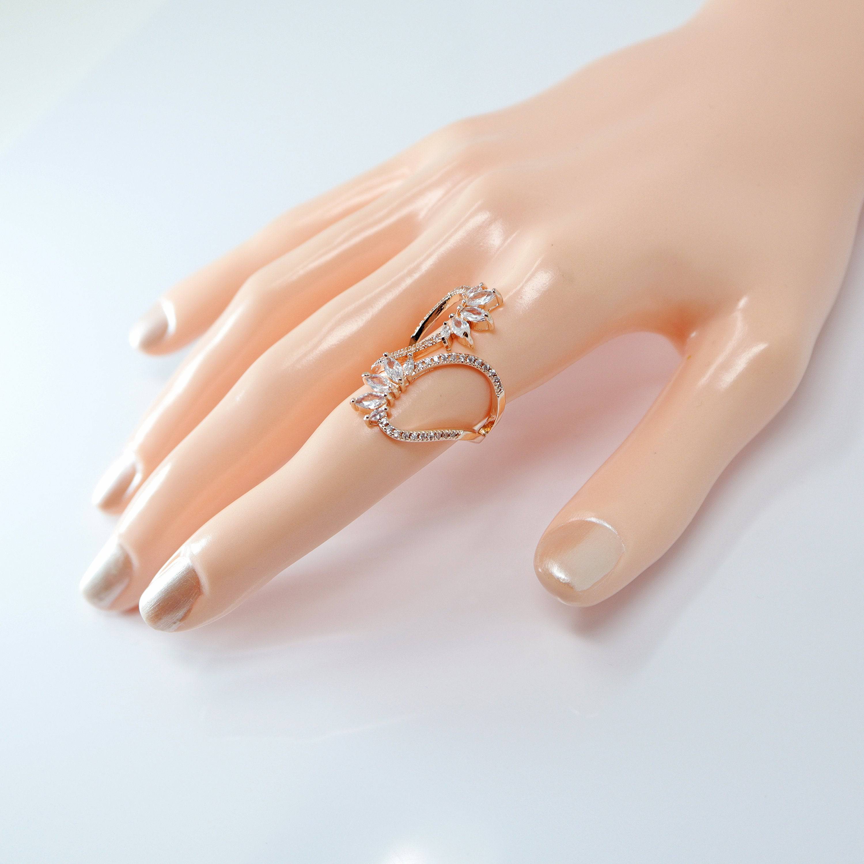 CZ Wild Infinite Love Statement Ring - Elegant Engagement & Promise Ring for Women - Perfect Friendship Gift for Best Friend - Ideal for Anniversaries, Proposals & Special Occasions