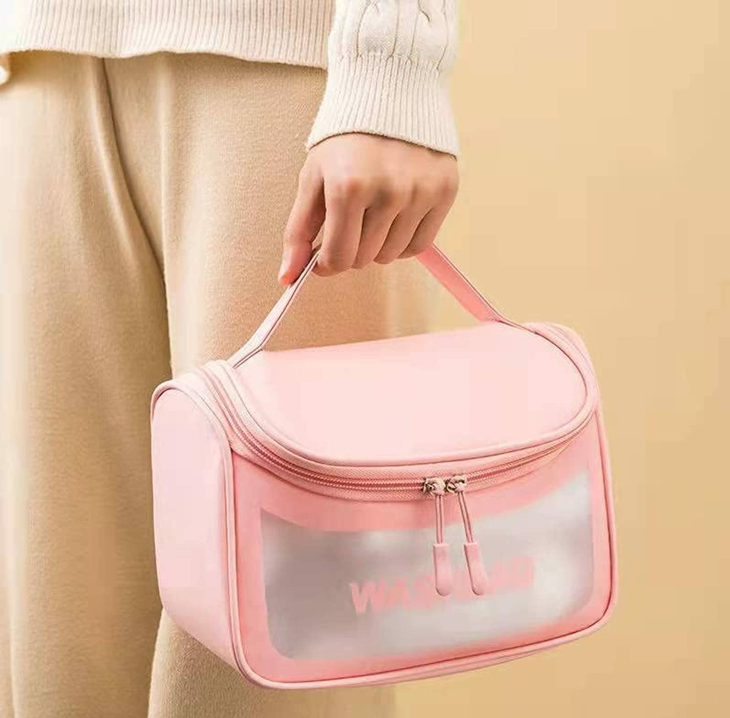 Waterproof Cosmetic Bag for Makeup & Toiletry - Travel Organizer, Lingerie Storage & Wash Bag | Perfect for Vacation, Gym & Daily Use
