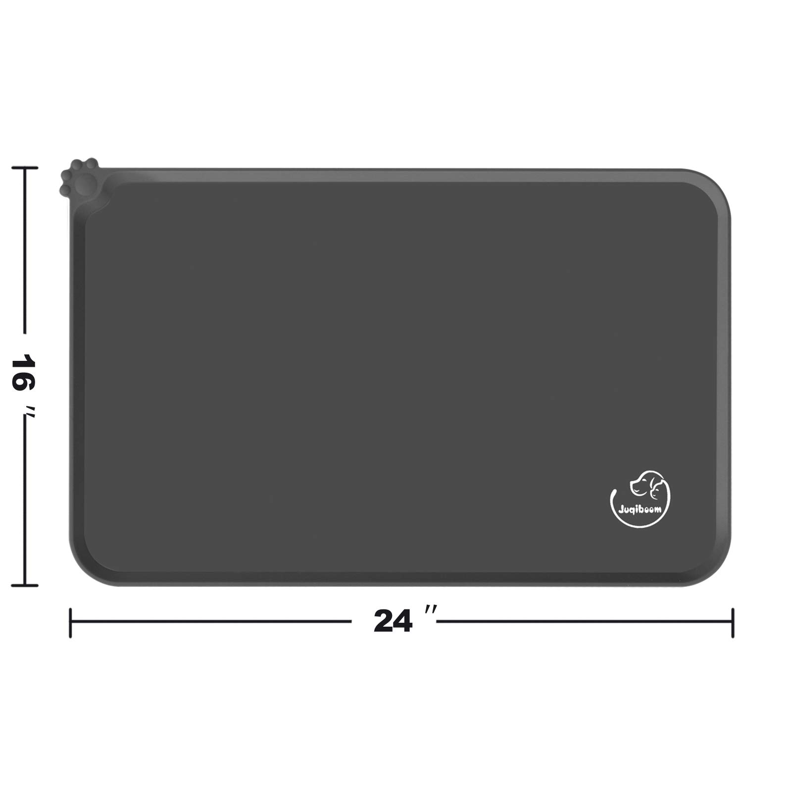 Non-Slip Silicone Pet Feeding Mat - Waterproof & Easy Clean Dog Cat Bowl Placemat (24