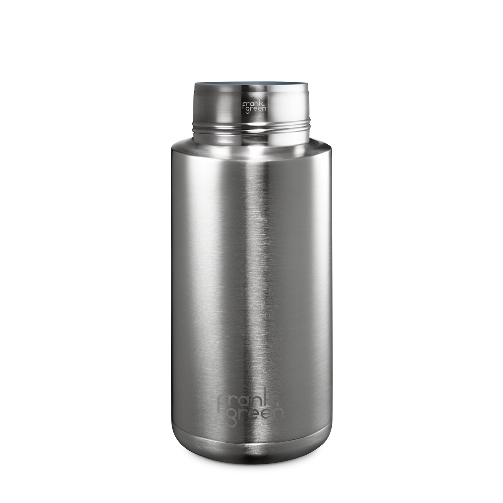 Eco-Friendly Ceramic Reusable Water Bottle - 34oz (1000ml) Leak-Proof & Insulated - Perfect for Gym, Hiking, Office & Travel
