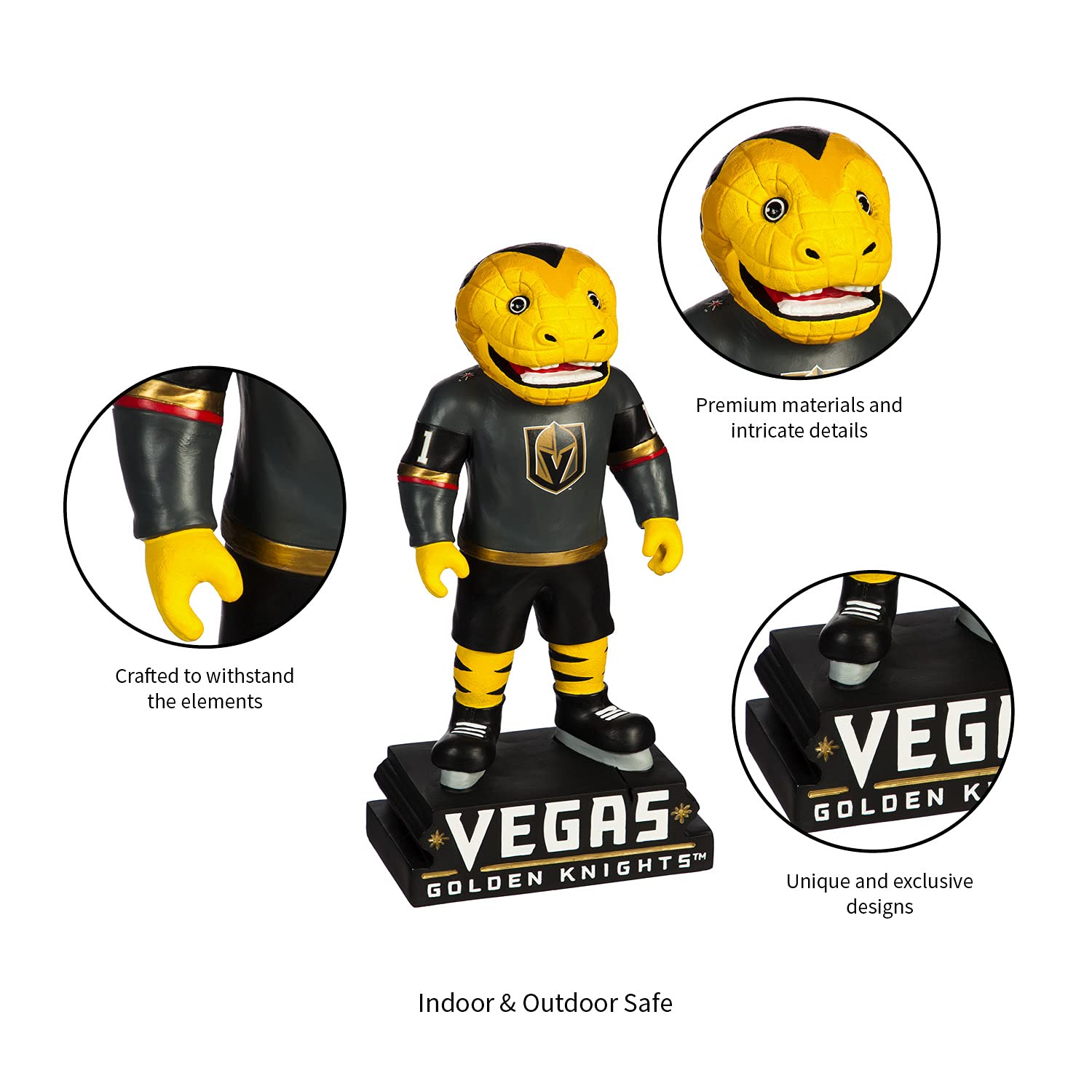 Team Sports America NHL Mascot Statue - Officially Licensed Collectible for Hockey Fans - Perfect for Home, Office, and Game Room Decor