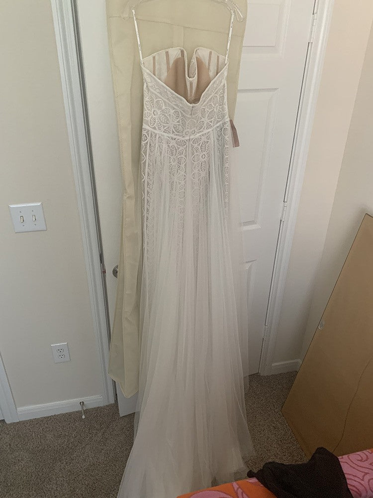 BHLDN Willowby Cordova Ophelia 53702 Wedding Gown - Elegant Lace Bridal Dress for Beach, Garden & Boho Weddings