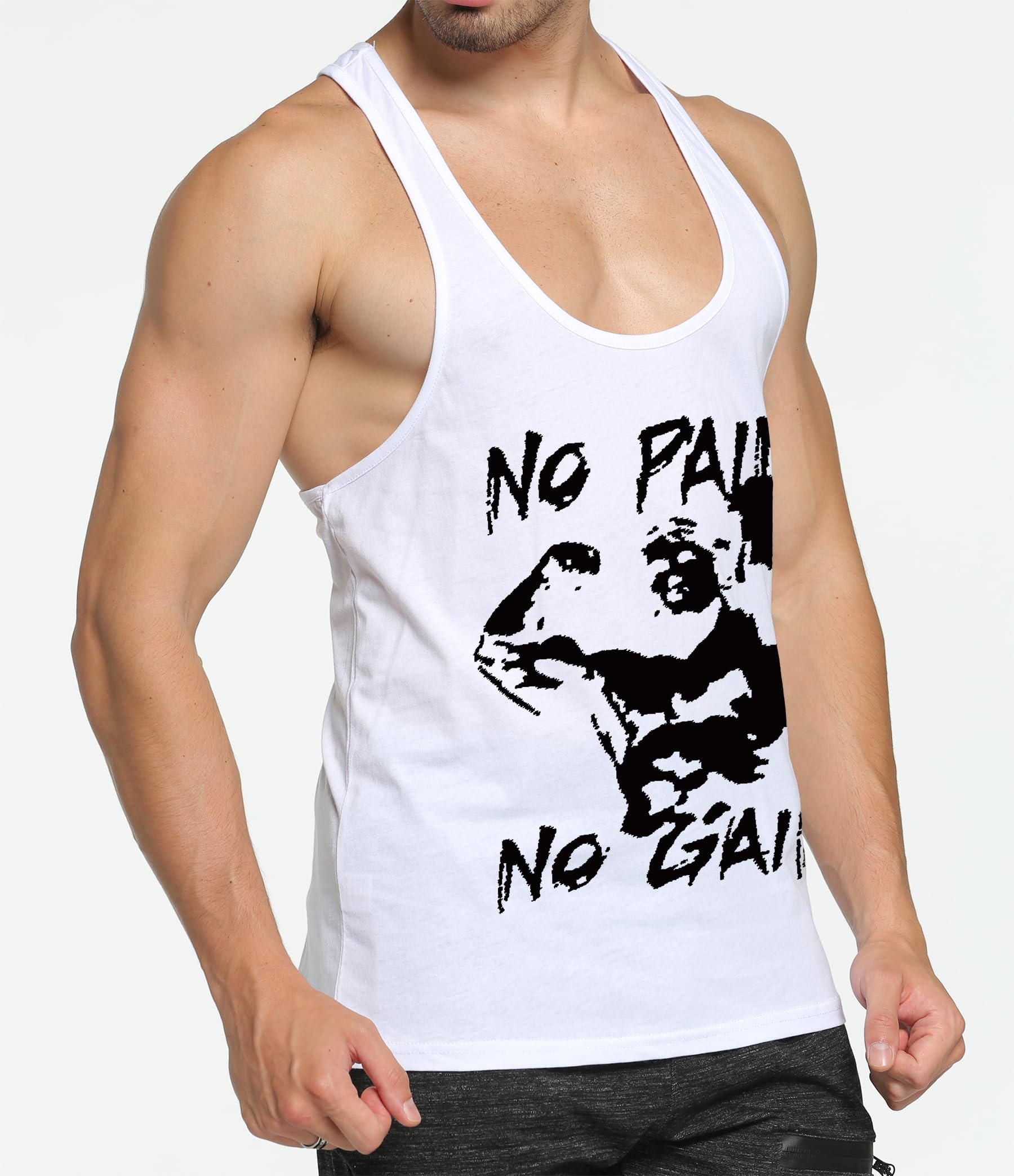 Men's 3 Pack Y-Back Tank Tops - Breathable Workout Gym Shirts for Bodybuilding & Fitness - Sleeveless Muscle Tees for Running, Weightlifting & Summer Wear