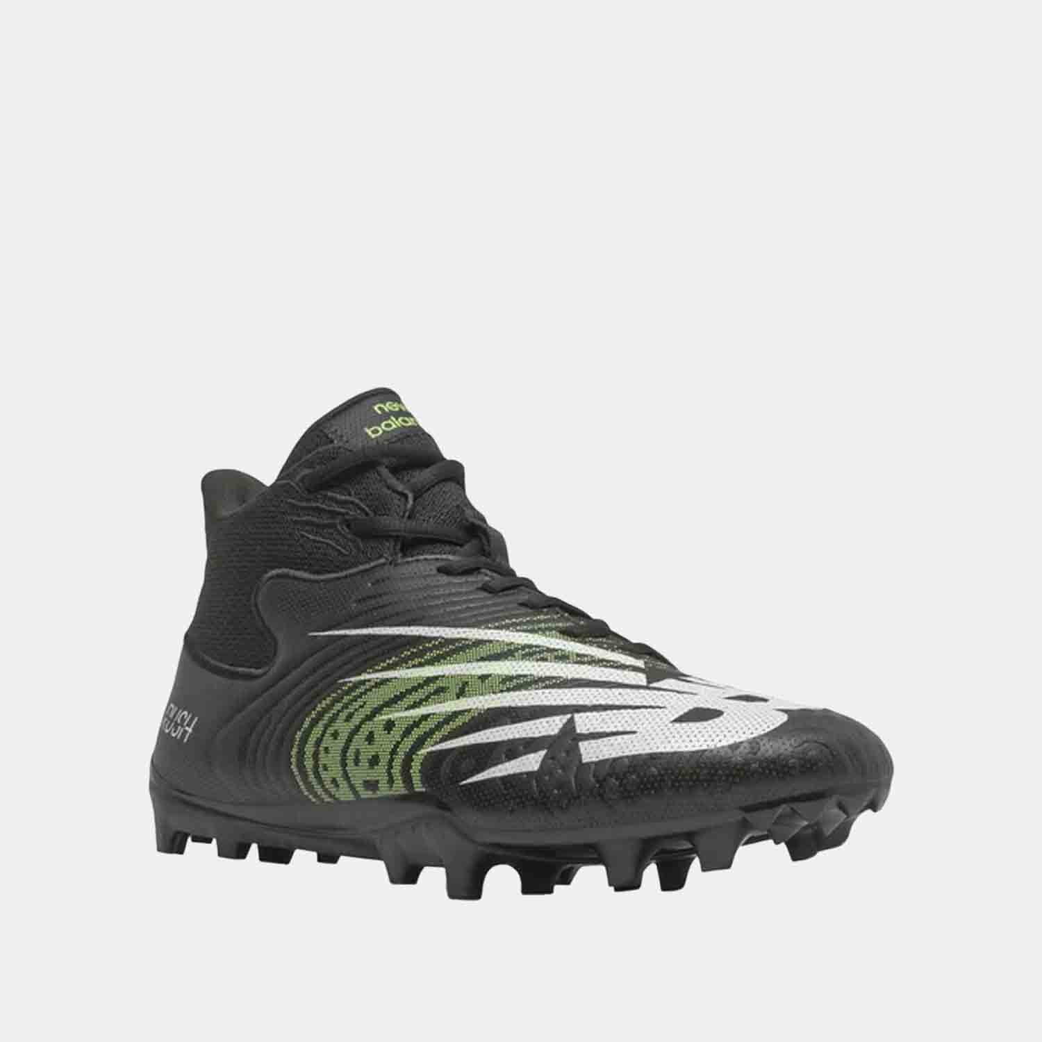New Balance Rush V3 Mid Lacrosse Cleats for Men - Lightweight Performance Shoes for Lacrosse & Field Sports - Perfect for Competitive Play & Training