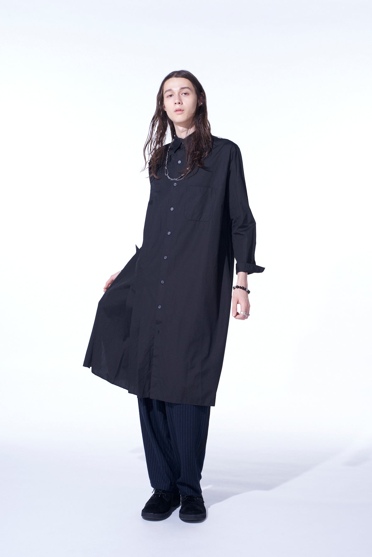 Stylish Cotton Broad Pleated Shirt Dress for Women - Comfortable & Flowy Casual Wear for Office, Date Night & Spring Outfits