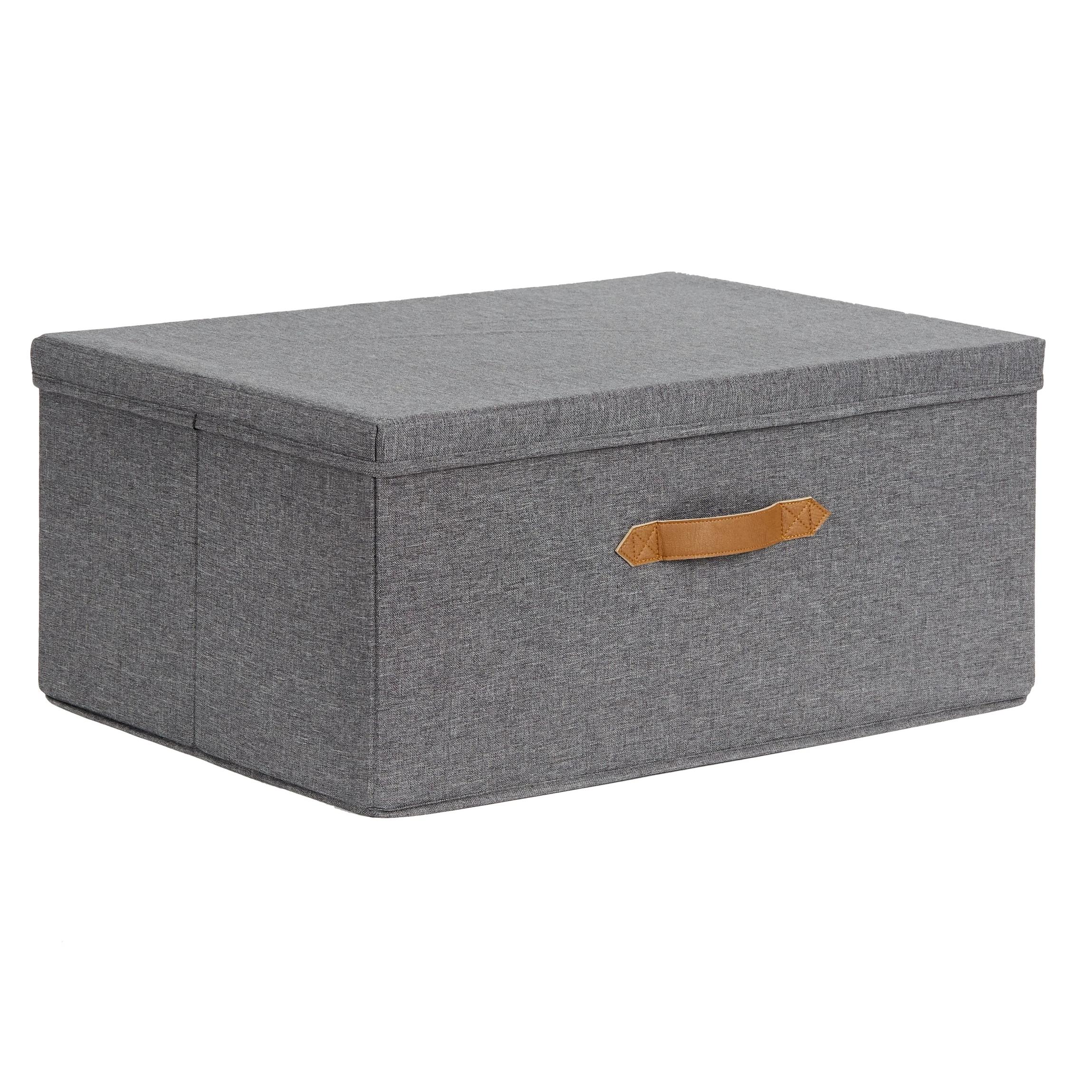 Premium Grey Closet Organizers - Space-Saving Storage Solutions for Bedroom, Closet & Wardrobe Organization