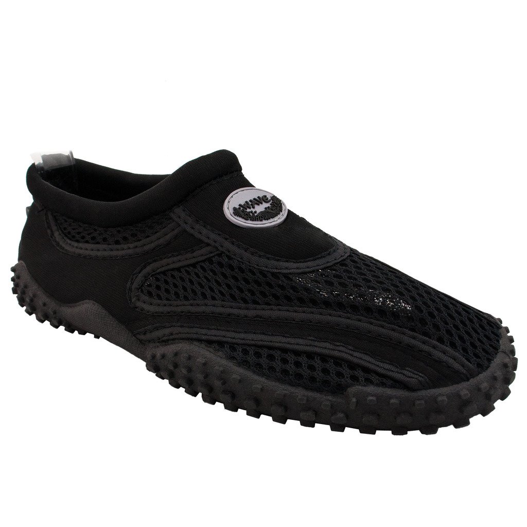 Women's Quick-Dry Water Shoes for Pool, Beach & Aqua Sports - Lightweight & Non-Slip Aqua Socks (Black, Size 10 US) | Perfect for Swimming, Surfing & Water Aerobics