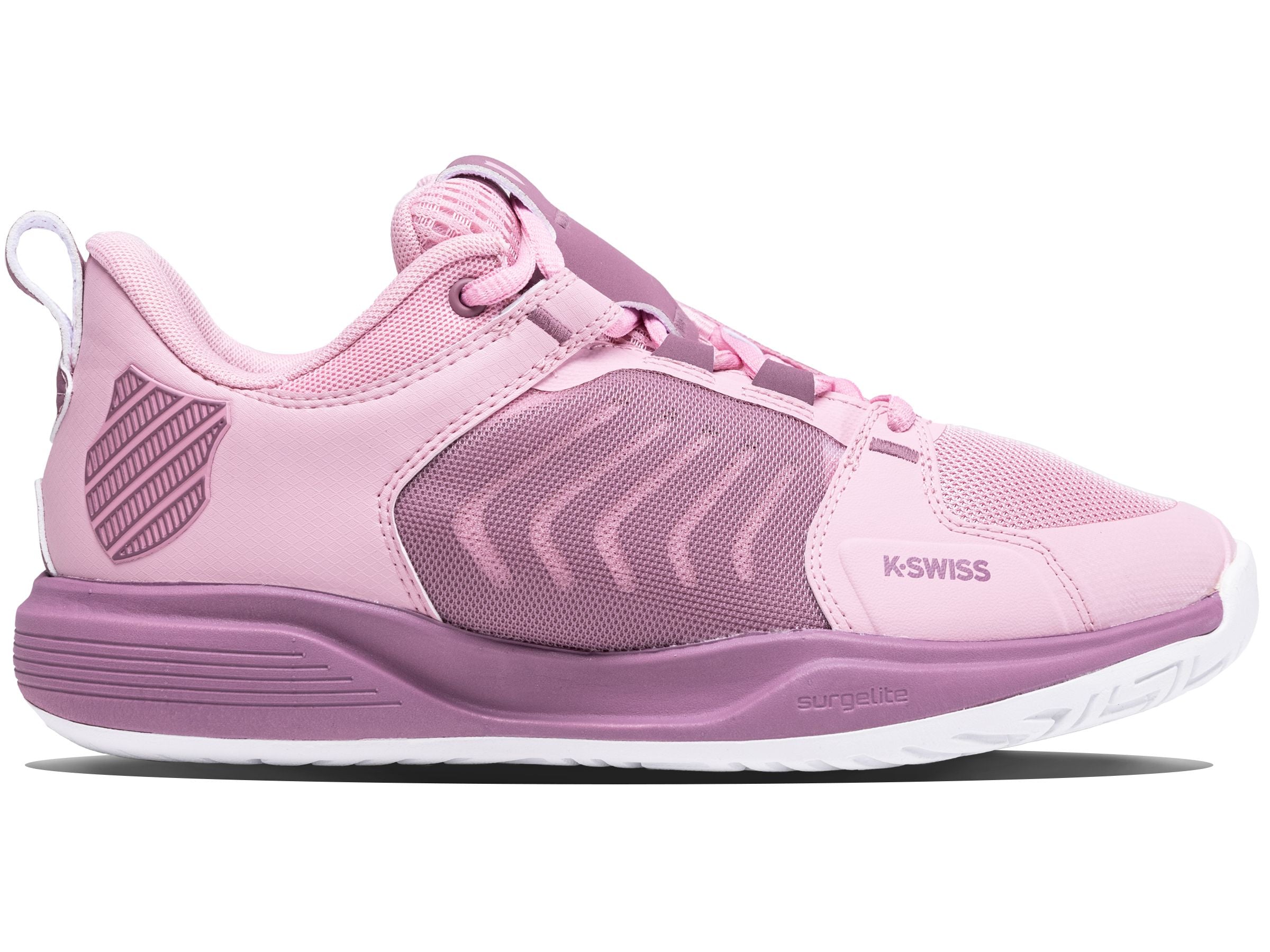 UltraShot Team Basketball Shoes 97395 636 M - Cameo Pink, Grape Nectar & White | Performance Hoops Sneakers for Men | Perfect for Indoor Courts, Outdoor Games & Streetwear Fashion