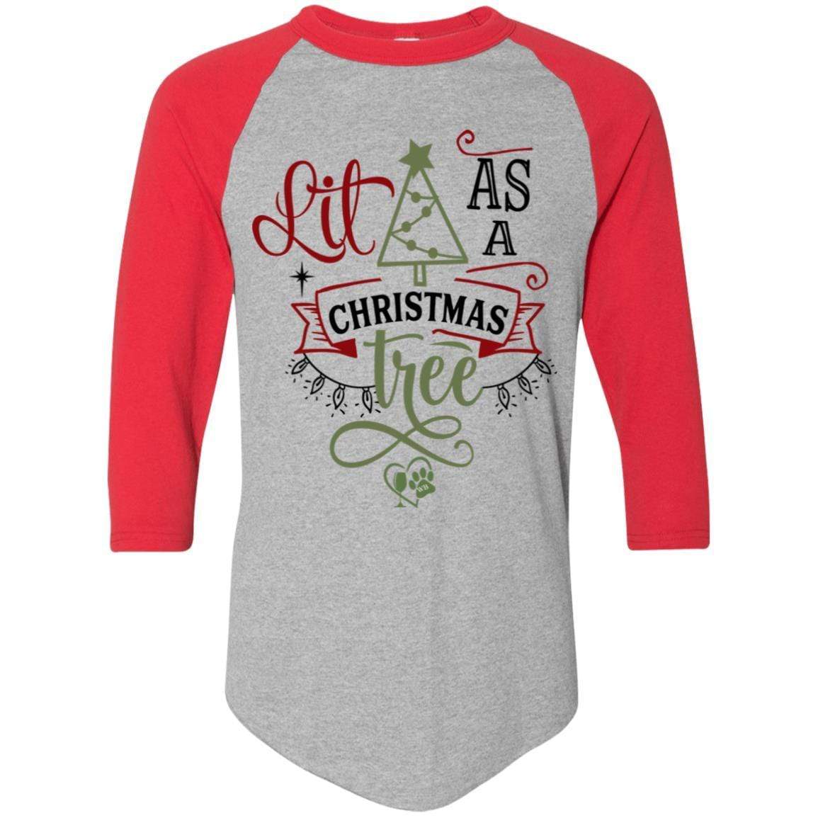 Athletic Heather/Red