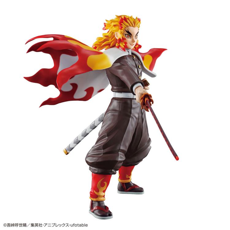 Bandai Demon Slayer Kimetsu no Yaiba Kyojuro Rengoku Action Figure Model Kit - Collectible Anime Character for Display & Cosplay