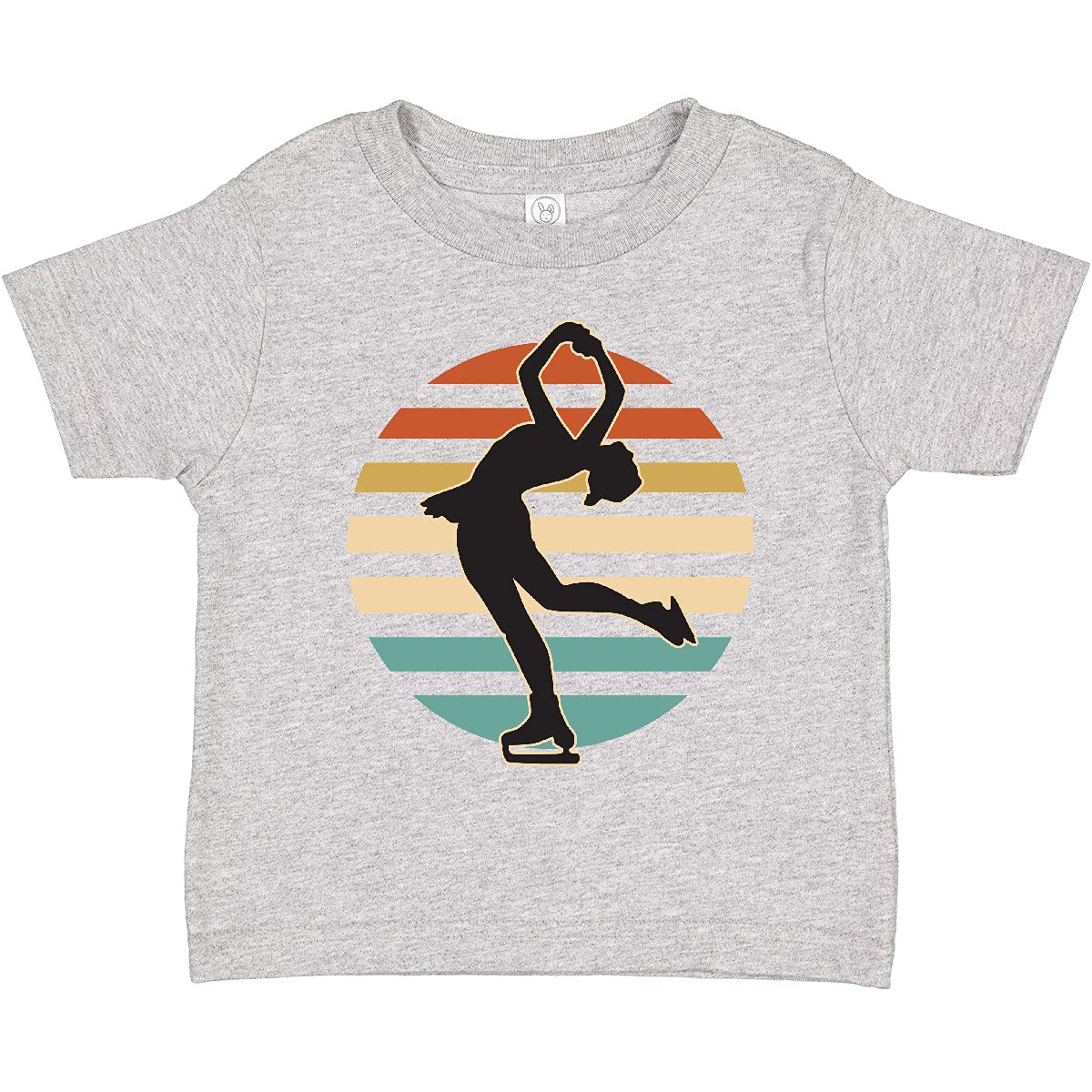 Inktastic Ice Skating & Ice Dancing Toddler T-Shirt - Cute Winter Sports Outfit for Kids