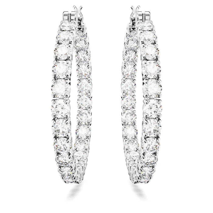 Matrix Hoop Earrings for Women - Trendy Geometric Jewelry for Everyday Wear & Special Occasions