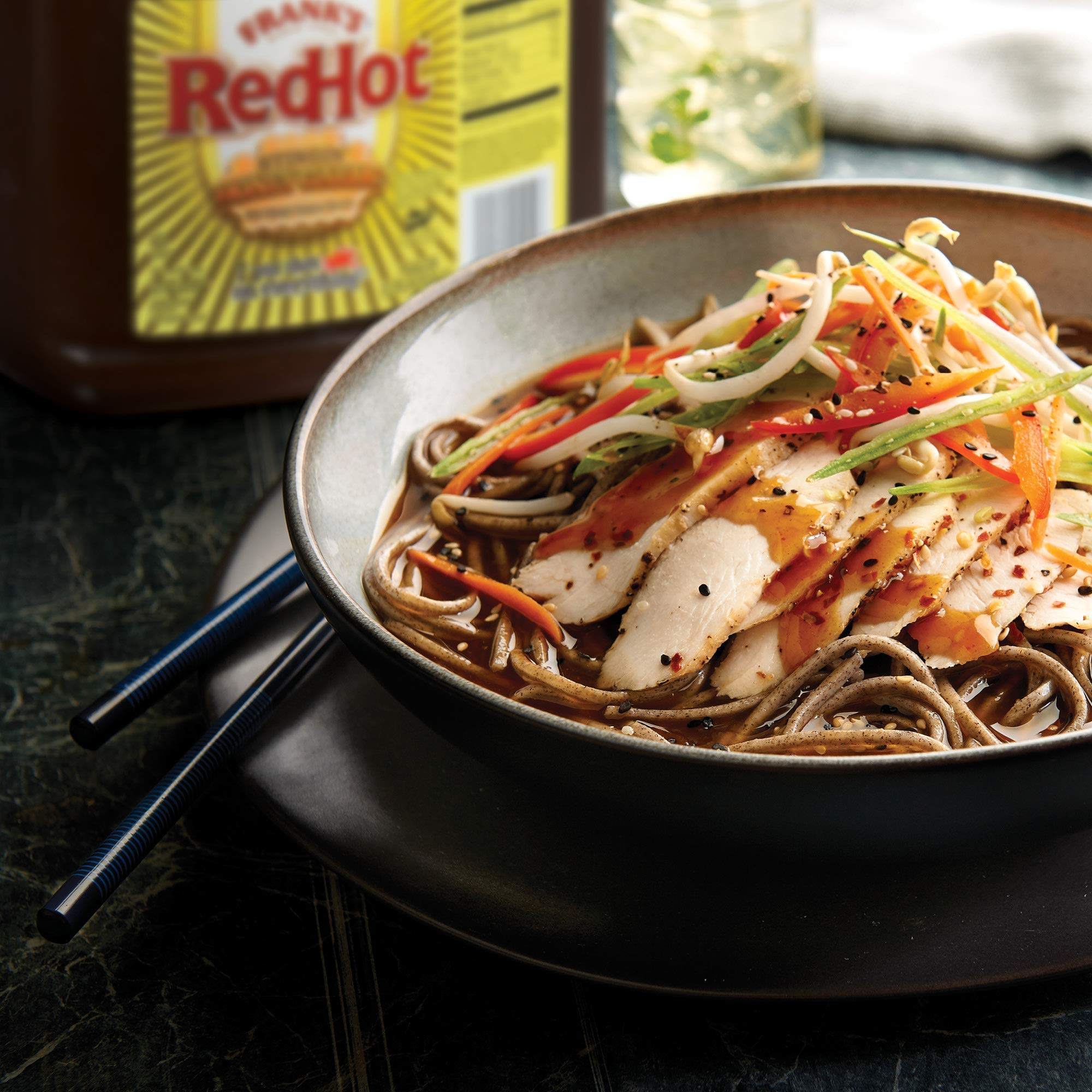 Frank's RedHot Honey Garlic Sauce 1 Gallon - Bulk Hot Sauce for Wings, Veggies & Dipping