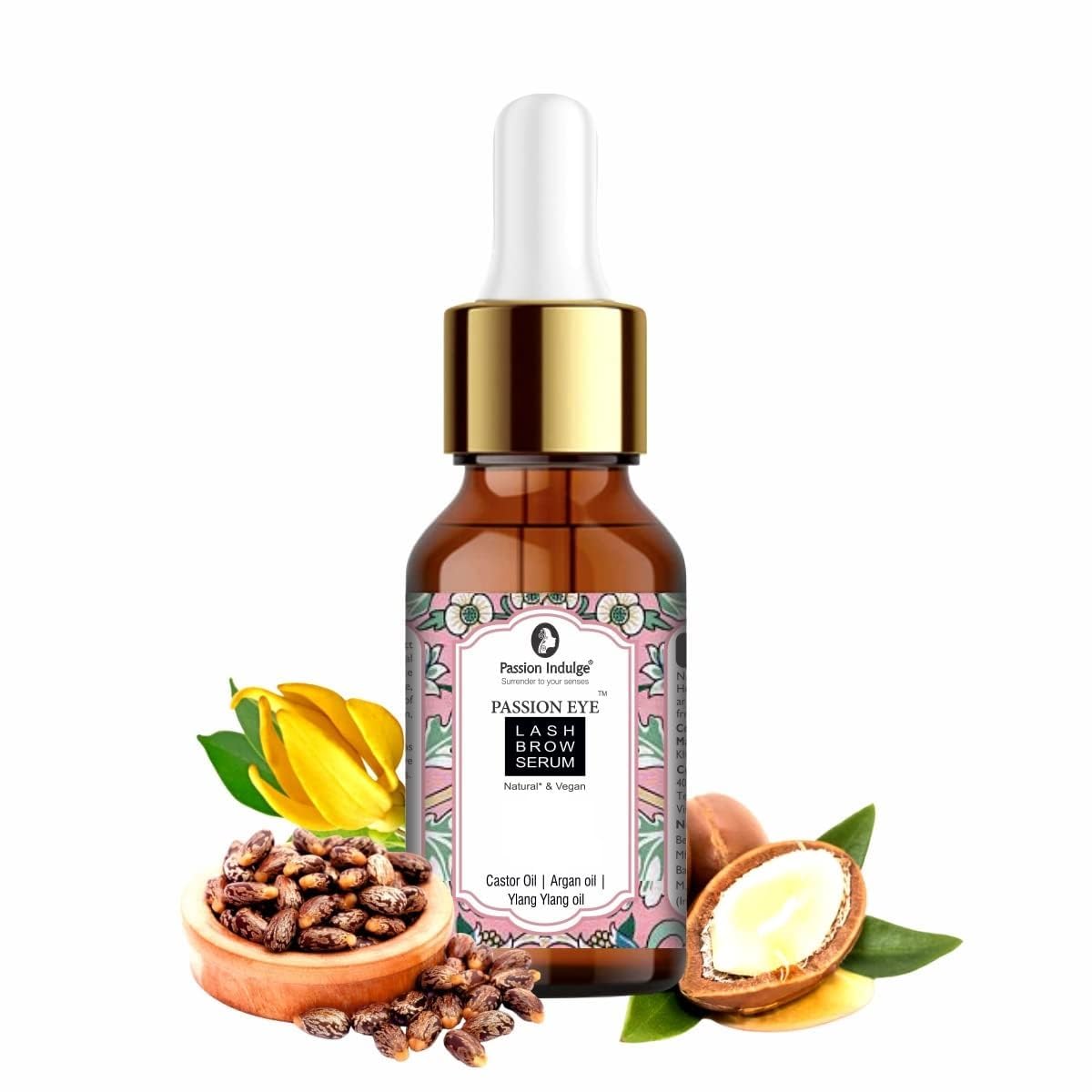 Organic Eyelash & Eyebrow Growth Serum - 10ml | Natural Lash & Brow Enhancer, Reduces Thinning & Promotes Regrowth | Darkens Lashes & Brows for Fuller Look | Perfect for Daily Beauty Routine & Special Occasions