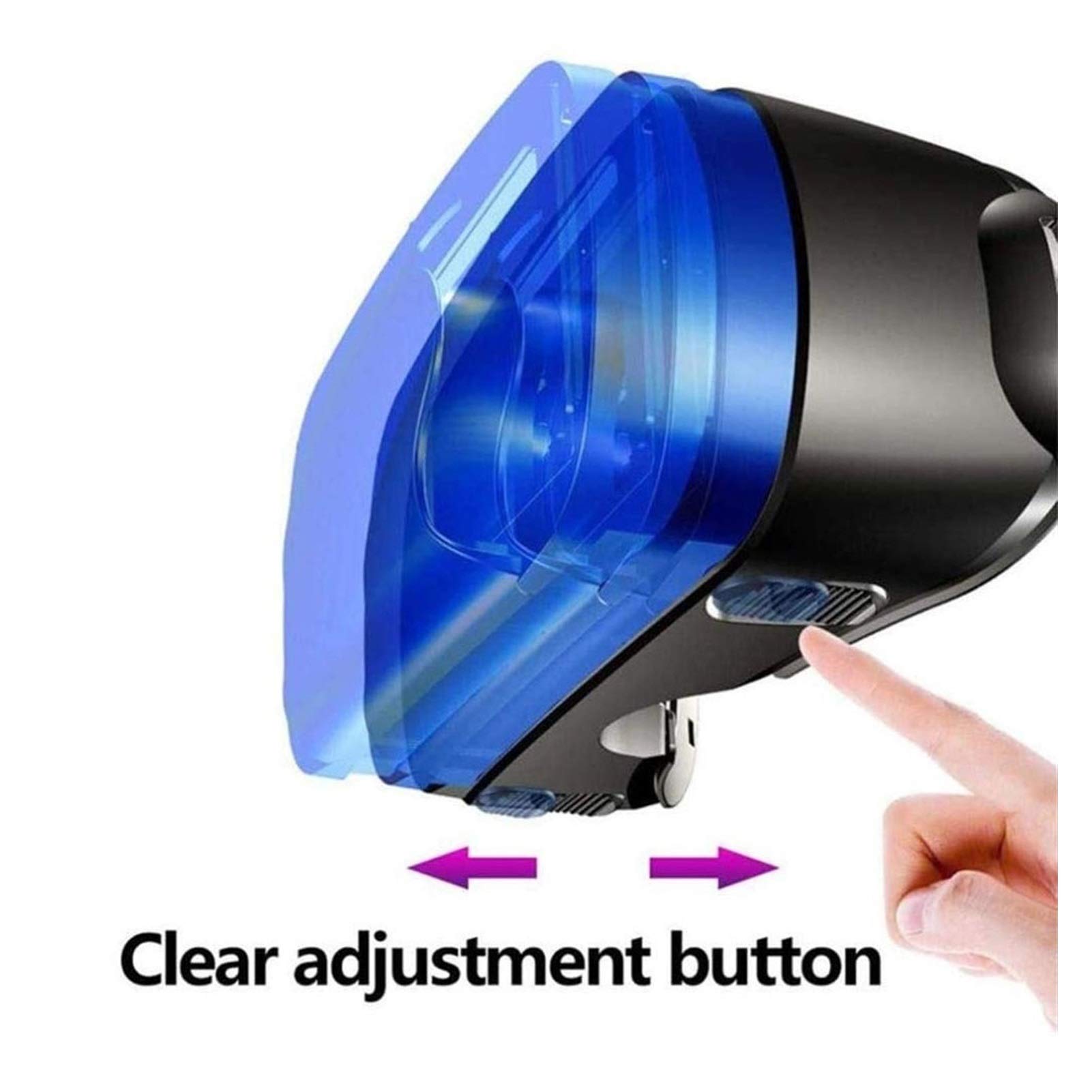HHWKSJ VR Headset - 3D Virtual Reality Glasses for Immersive Gaming & Movie Watching | Eye Protection System for Smartphones | Perfect for Home Entertainment & Mobile VR Experiences