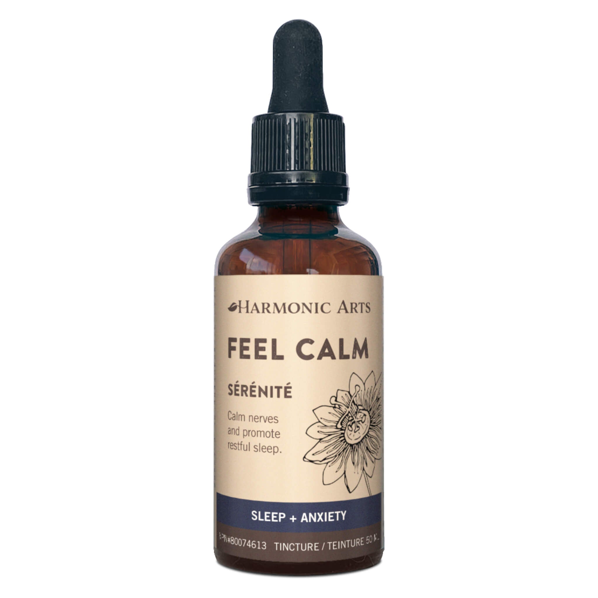 Feel Calm Tincture - Natural Stress Relief & Anxiety Support Drops | Organic Herbal Supplement for Relaxation, Sleep Aid & Mood Balance | Perfect for Work Stress, Meditation & Nighttime Routine