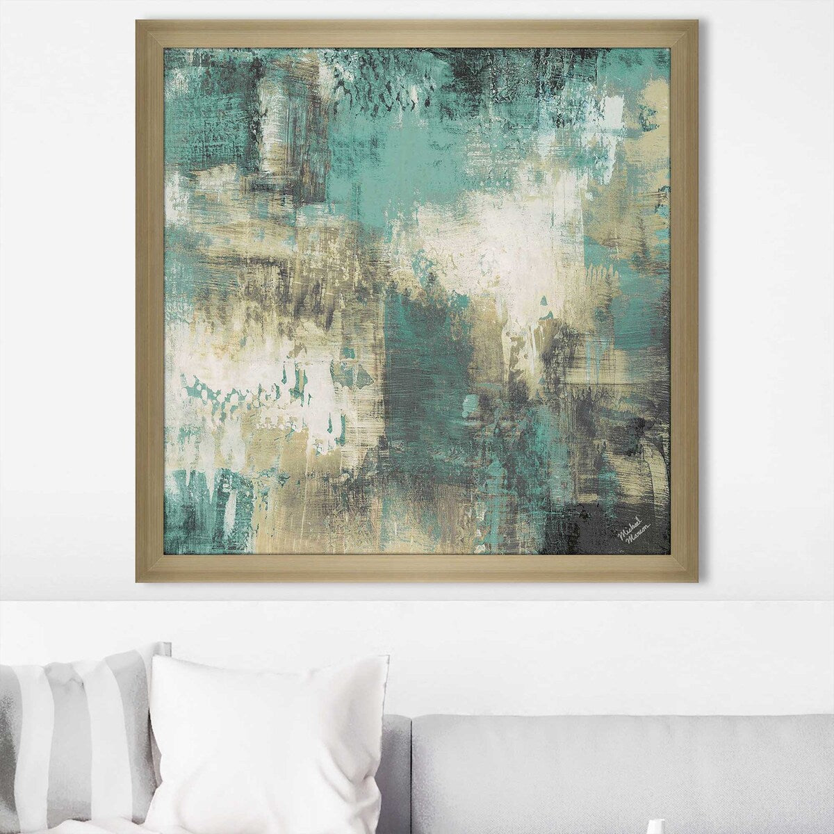 Square Autumn Potential Print on Acrylic - Modern Home Wall Art Decor for Living Room, Bedroom & Office