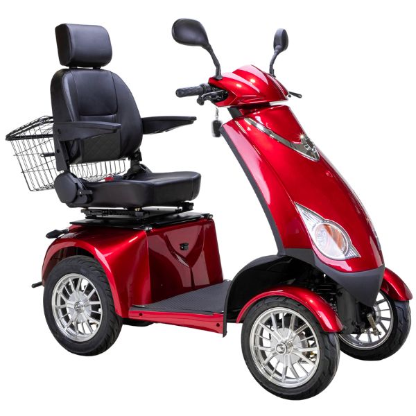 Premium Platinum Bariatric 4-Wheel Mobility Scooter for Heavy Adults - Heavy Duty Electric Wheelchair for Indoor & Outdoor Use - Ideal for Shopping, Travel, and Daily Mobility Assistance