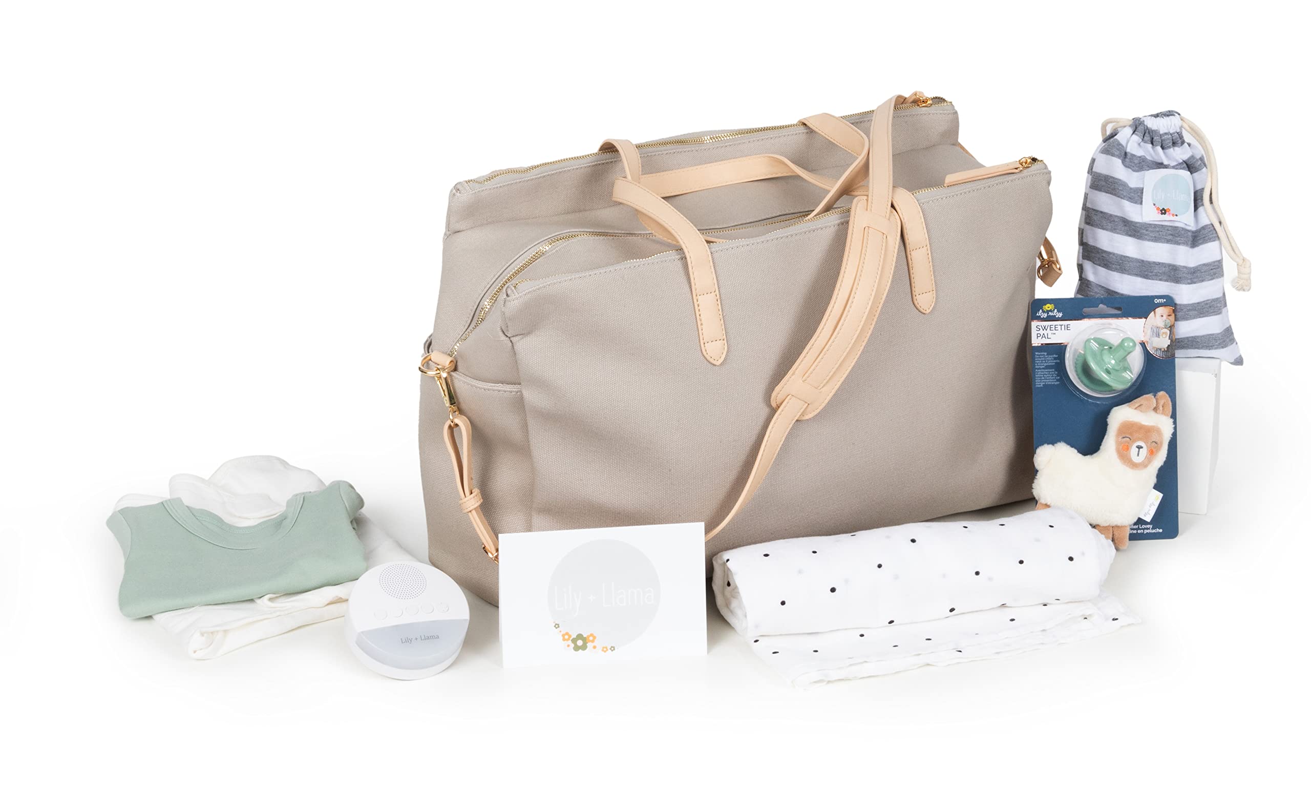 Prepacked Hospital Birth Bag for Labor & Delivery - Essential Maternity & Newborn Care Kit with 7 Must-Have Items for Mom & Baby | Perfect for Hospital Stay, Postpartum Recovery & Baby's First Days