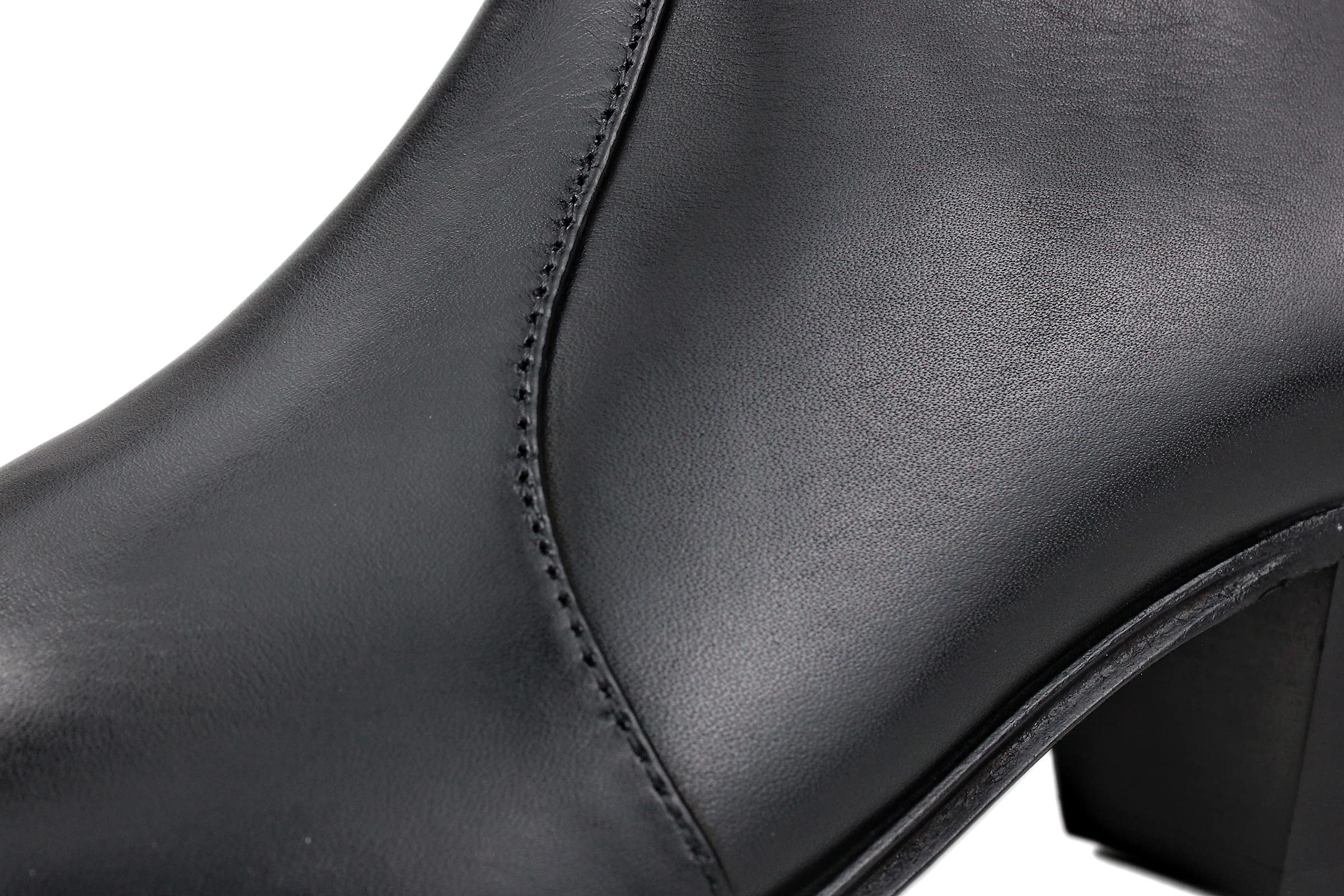 OSSTONE Men's Chelsea Ankle Boots - Genuine Leather Chukka Boots with Casual Heel for Retro Dress Style | Perfect for Office, Dating & Night Out