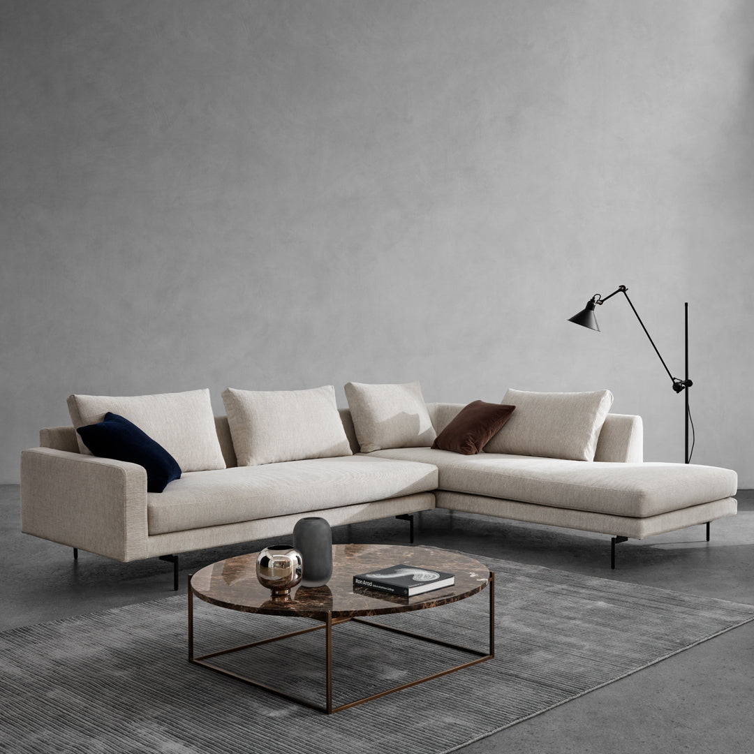 Modular Sofa Edge V2 - Customizable Sectional Couch with 33 & 38 Inch Modules for Living Room, Lounge & Home Theater Seating