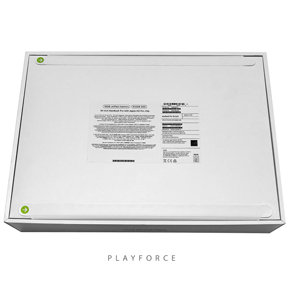 Apple MacBook Pro 16-inch 2023 Laptop - M2 Pro Chip, 12-Core CPU, 19-Core GPU, 16GB RAM, 512GB SSD, Space Gray (Latest Model) | Powerful Performance for Video Editing, Graphic Design & Programming