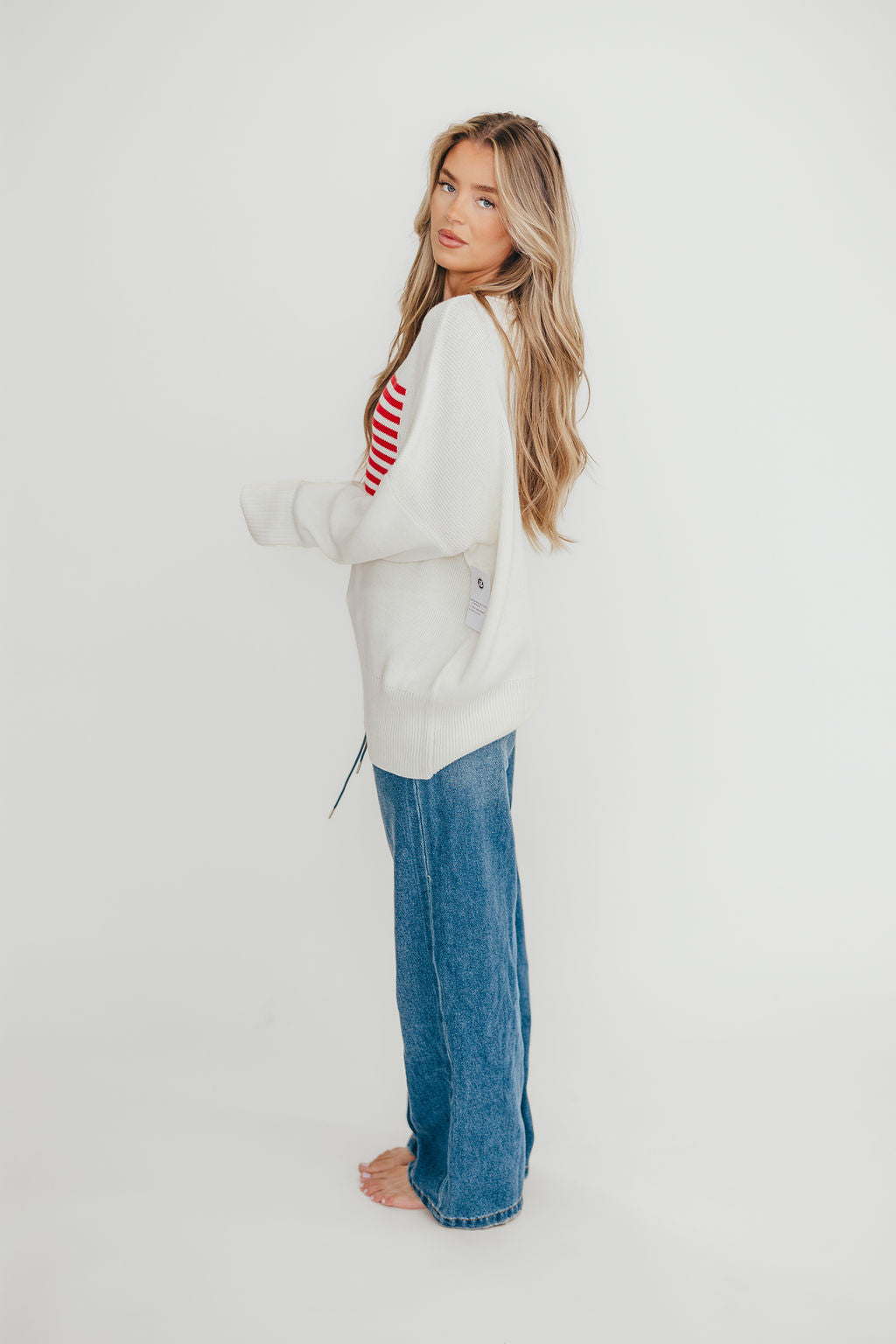 Stylish Baltic Jade Drawstring Wide Leg Jeans for Women - Comfortable High Waist Loose Fit Pants for Casual Outings & Boho Fashion