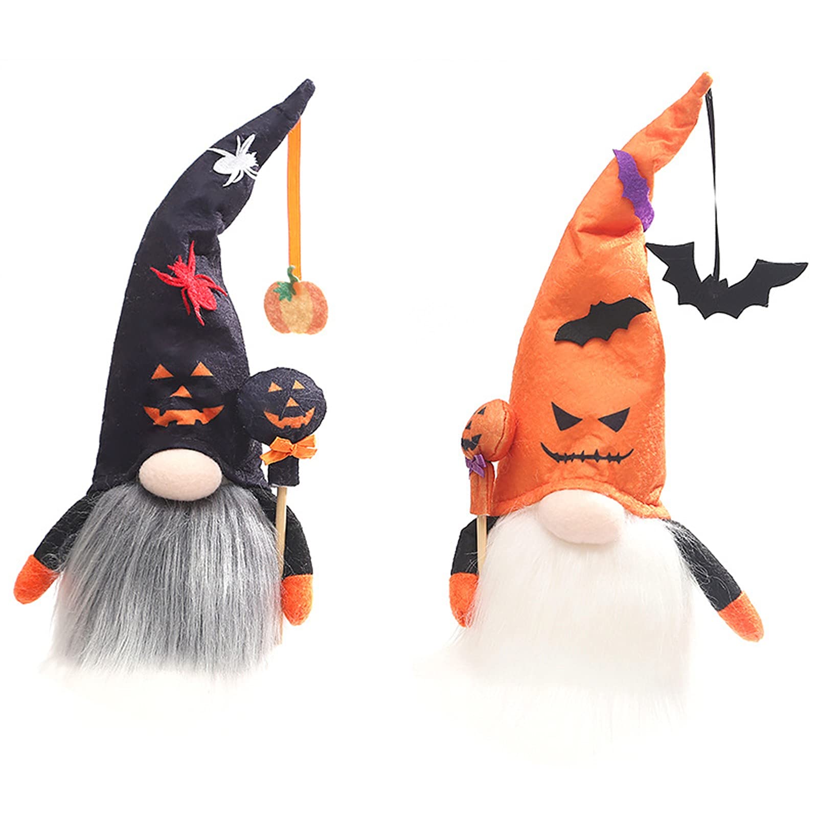 **Halloween Centerpiece Decor - Faceless Dwarf Pumpkin Doll Ornaments for Indoor & Outdoor Home, Garden, Party - Multicolor (One Size) - Perfect for Halloween Parties, Table Settings & Spooky Decorations**