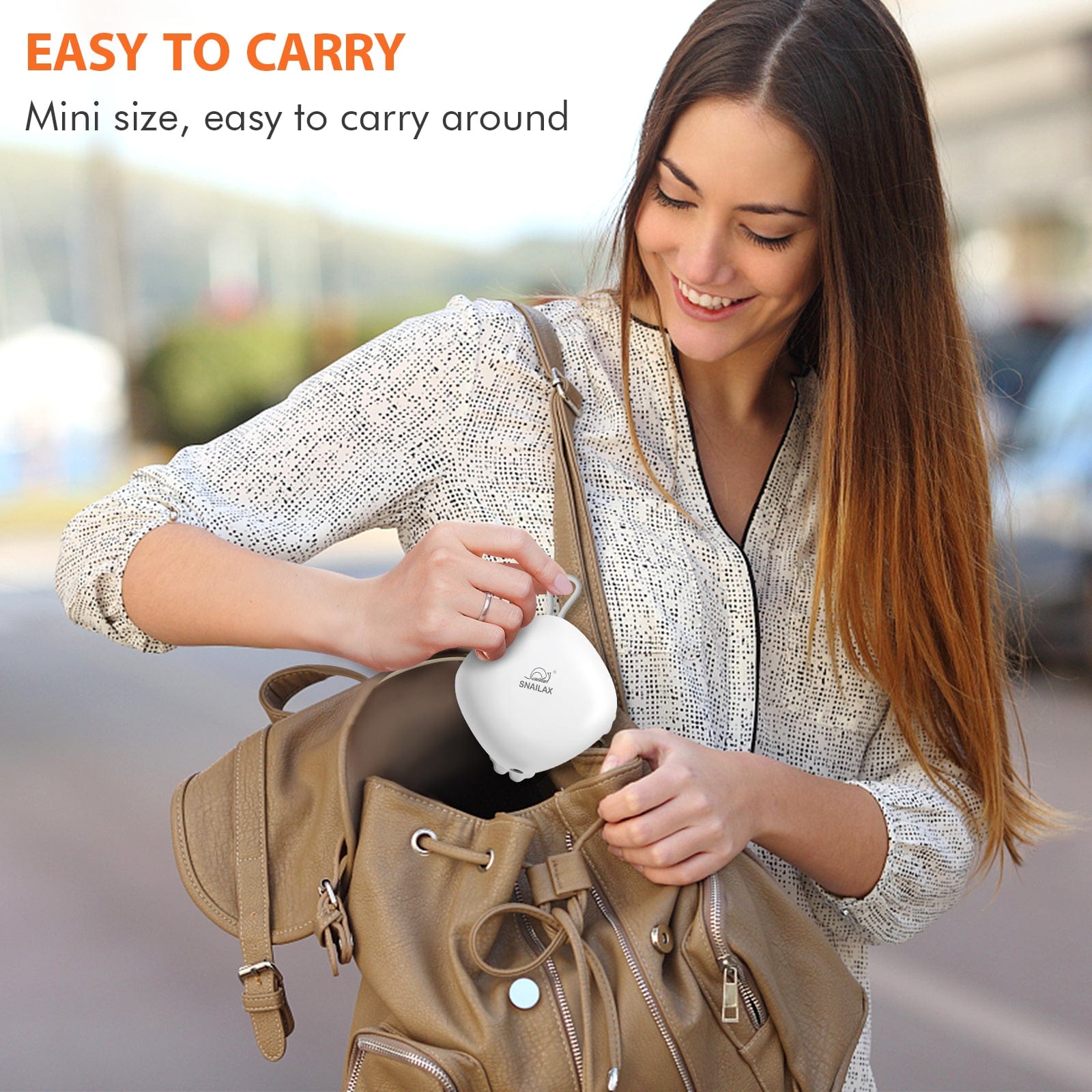 Snailax Cordless Electric Scalp Massager - Portable Head Massager for Relaxation & Stress Relief - Perfect for Home, Office & Travel Use