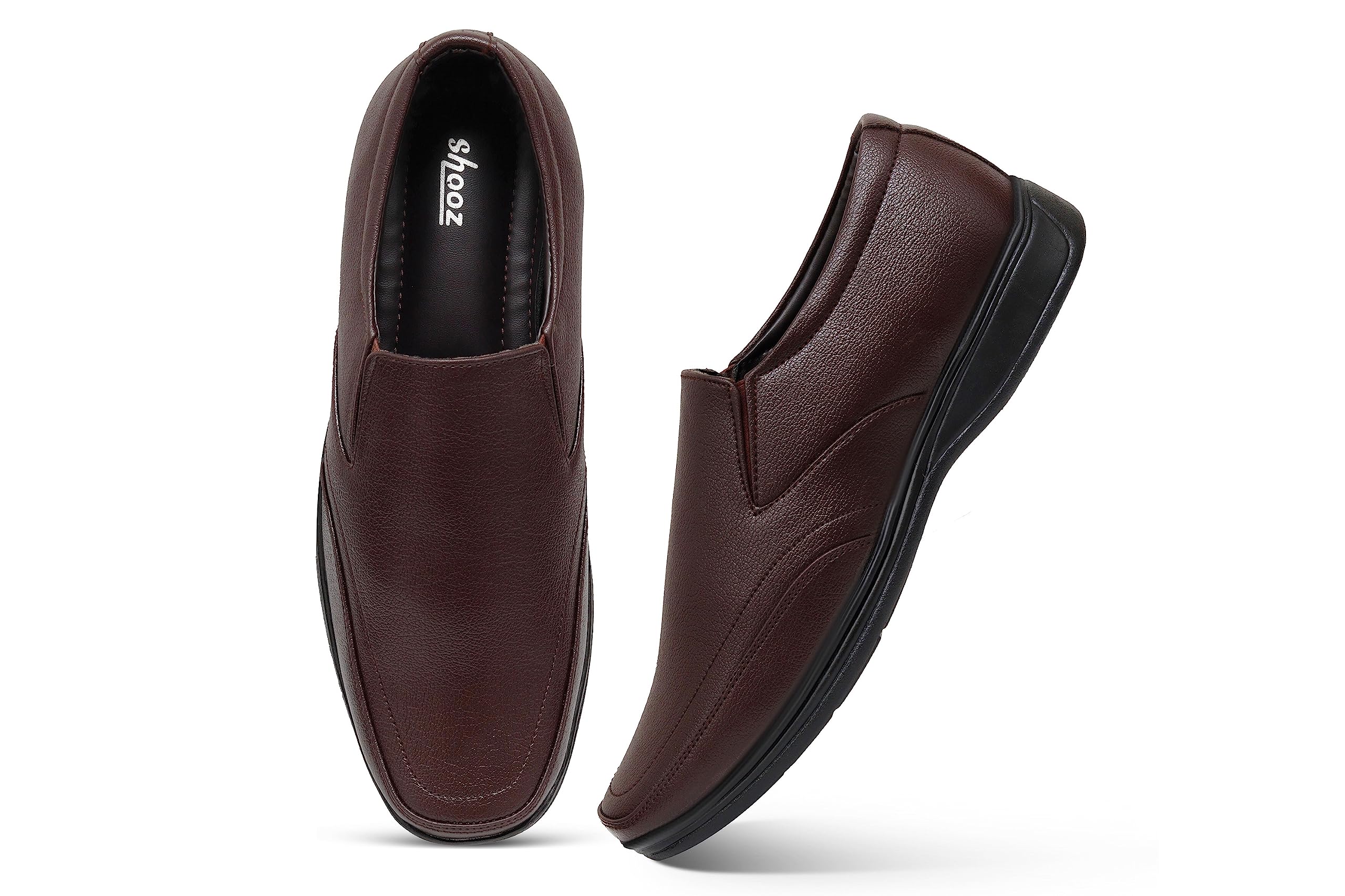 Men's Slip-On Moccasin Dress Shoes for Office & Formal Wear - Comfortable Loafers UK 6 to 13 - Perfect for Business, Weddings & Special Occasions