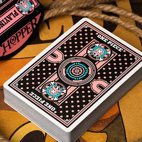 SOLOMAGIA One Piece Anime Chopper Playing Cards - 52 Deck Card Game for Collectors, Fans & Magic Tricks | Perfect for Gifts, Parties & Anime Themed Events