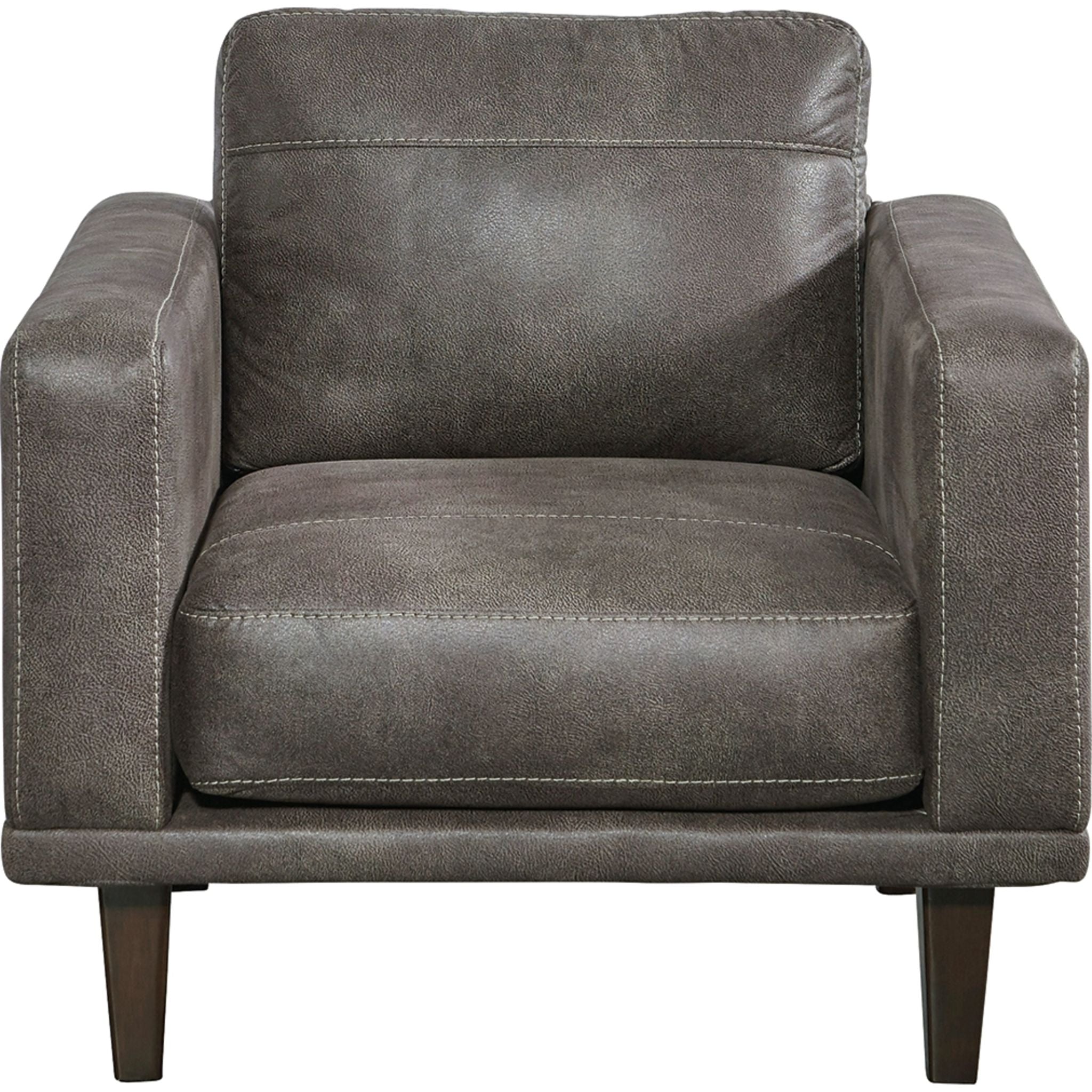 Arroyo Chair in Smoke Gray - Modern Accent Chair for Living Room, Bedroom, or Office - Perfect for Relaxing, Reading, and Home Decor