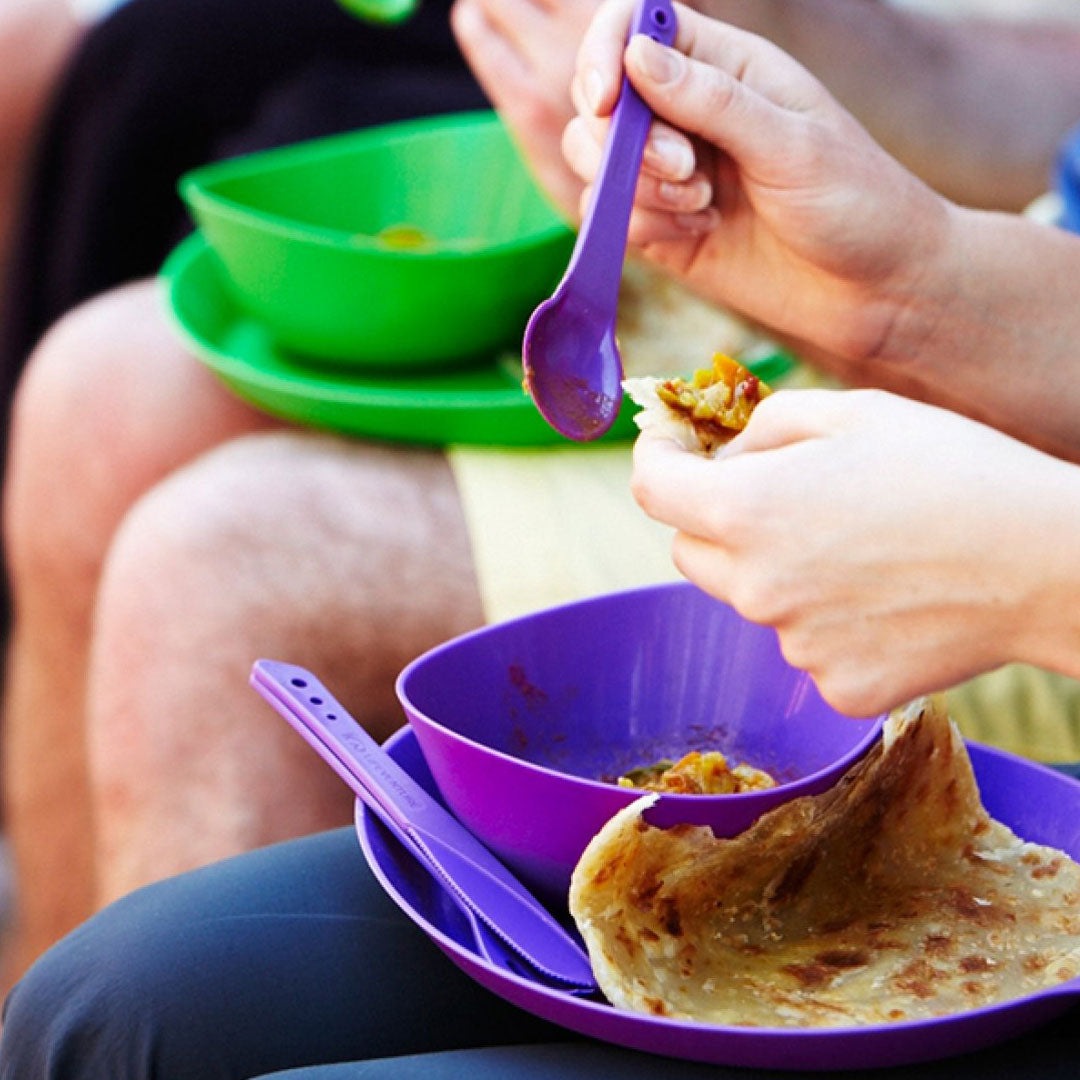 Lifeventure Ellipse Plastic Camping Bowls 450ml - Lightweight, Durable Outdoor Dinnerware for Hiking, Backpacking & Picnics