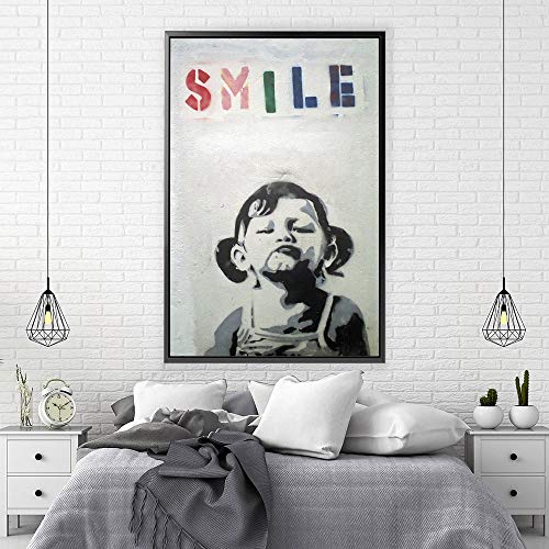 Banksy Smile Girl