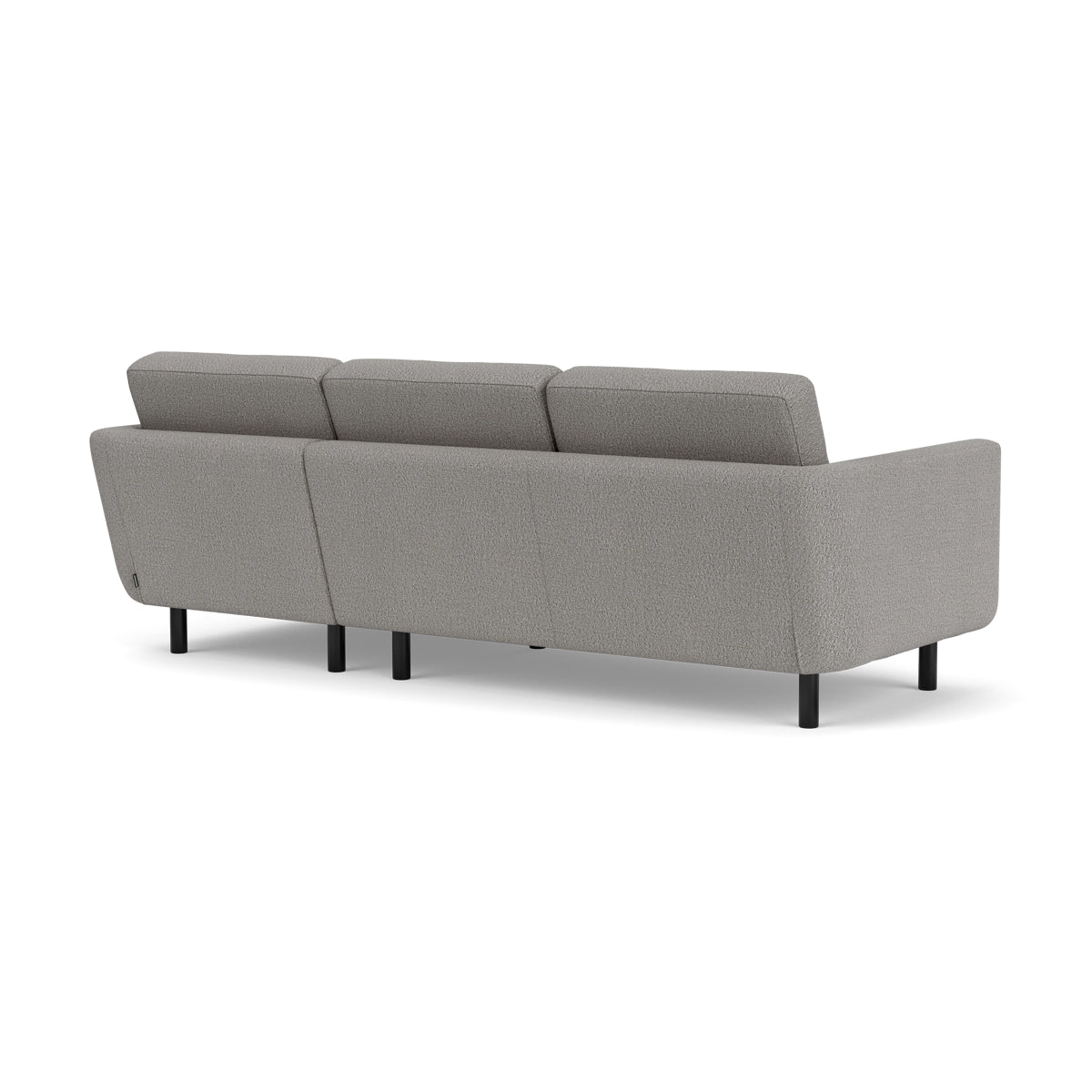 Luxury Conrad Boucle Right Chaise Sofa - Modern Upholstered Sectional Couch for Living Room, Lounge & Home Theater | Soft Chenille Fabric, Comfortable Seating for Family & Guests