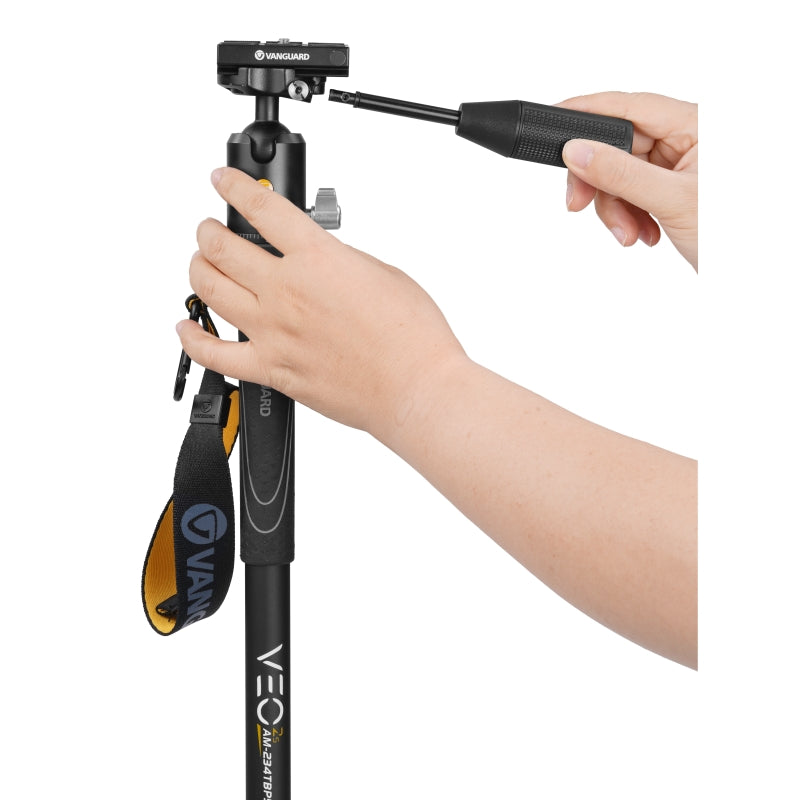 VEO 2S AM 234 TBP50T Aluminum Monopod with Ball Head - Lightweight & Adjustable Camera Support for Photography, Videography, Travel & Outdoor Shooting