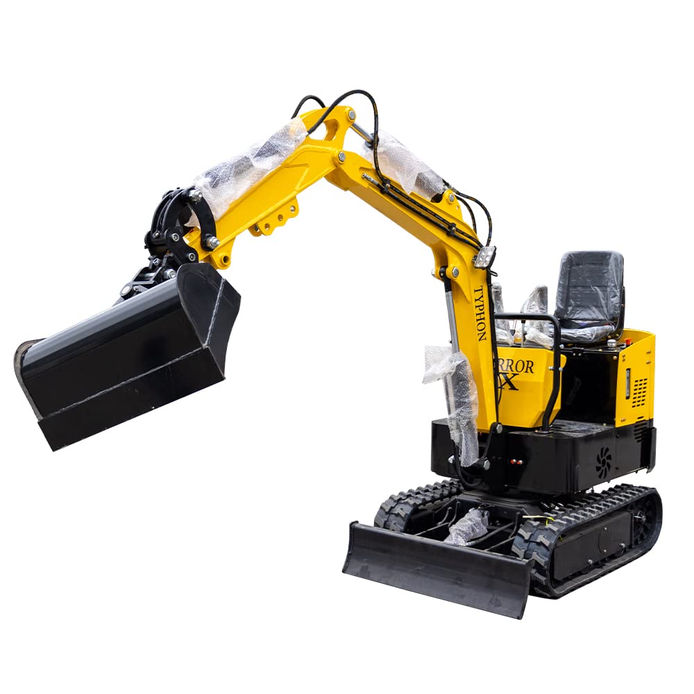 TYPHON 600mm Tilting Bucket Attachment for Mini Excavators - Heavy Duty Excavator Bucket for TYPHON Machinery - Perfect for Landscaping, Trenching & Construction Projects